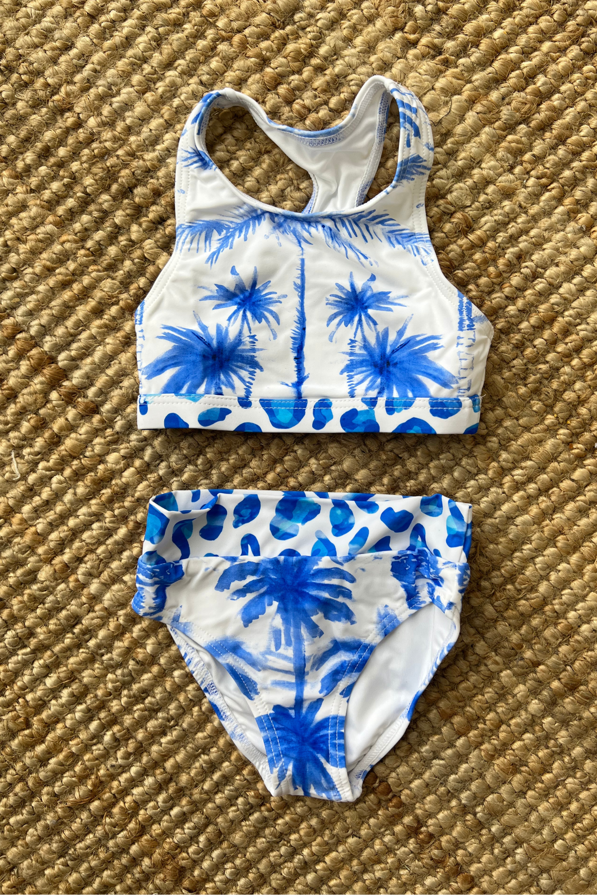 Mini Gia Bikini Set - Blue Jungle