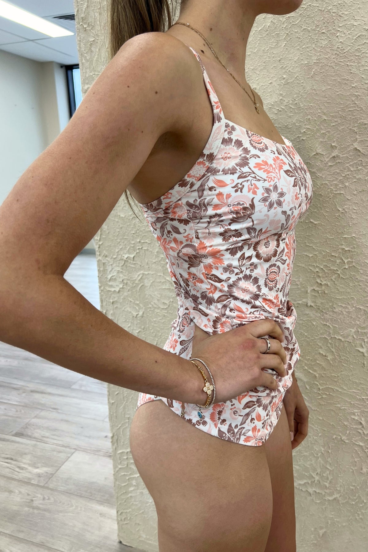 Giselle Tankini Top - Desert Bloom