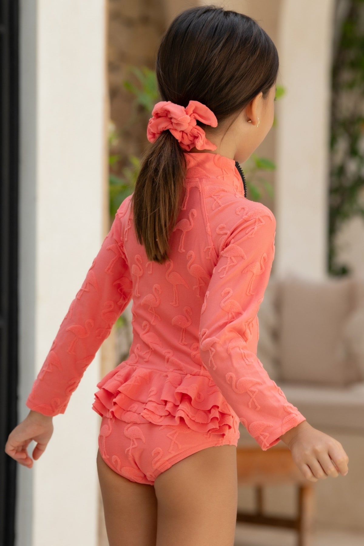 Mini Blake Surfsuit - Flamingo Fiesta