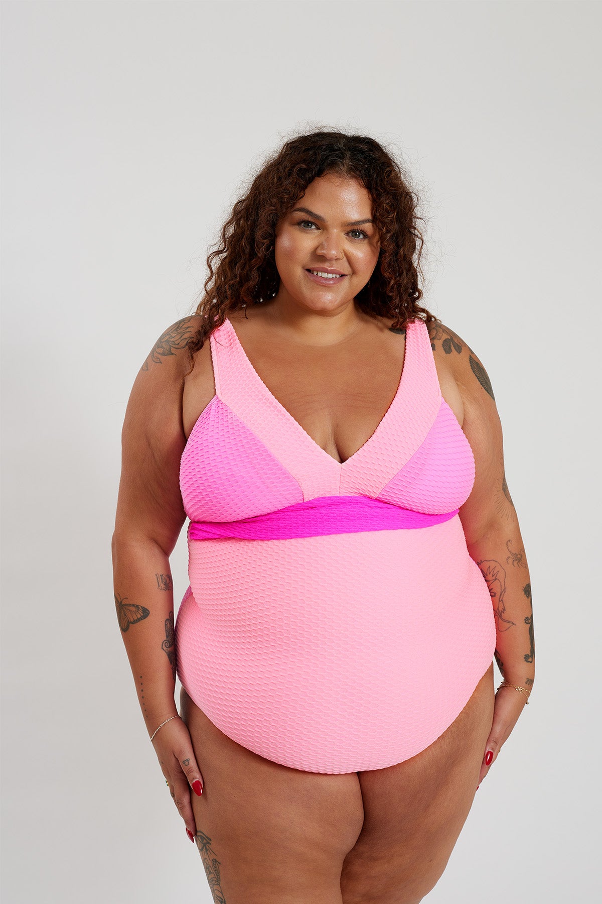 Gwen One Piece Curve - Paradise Pink