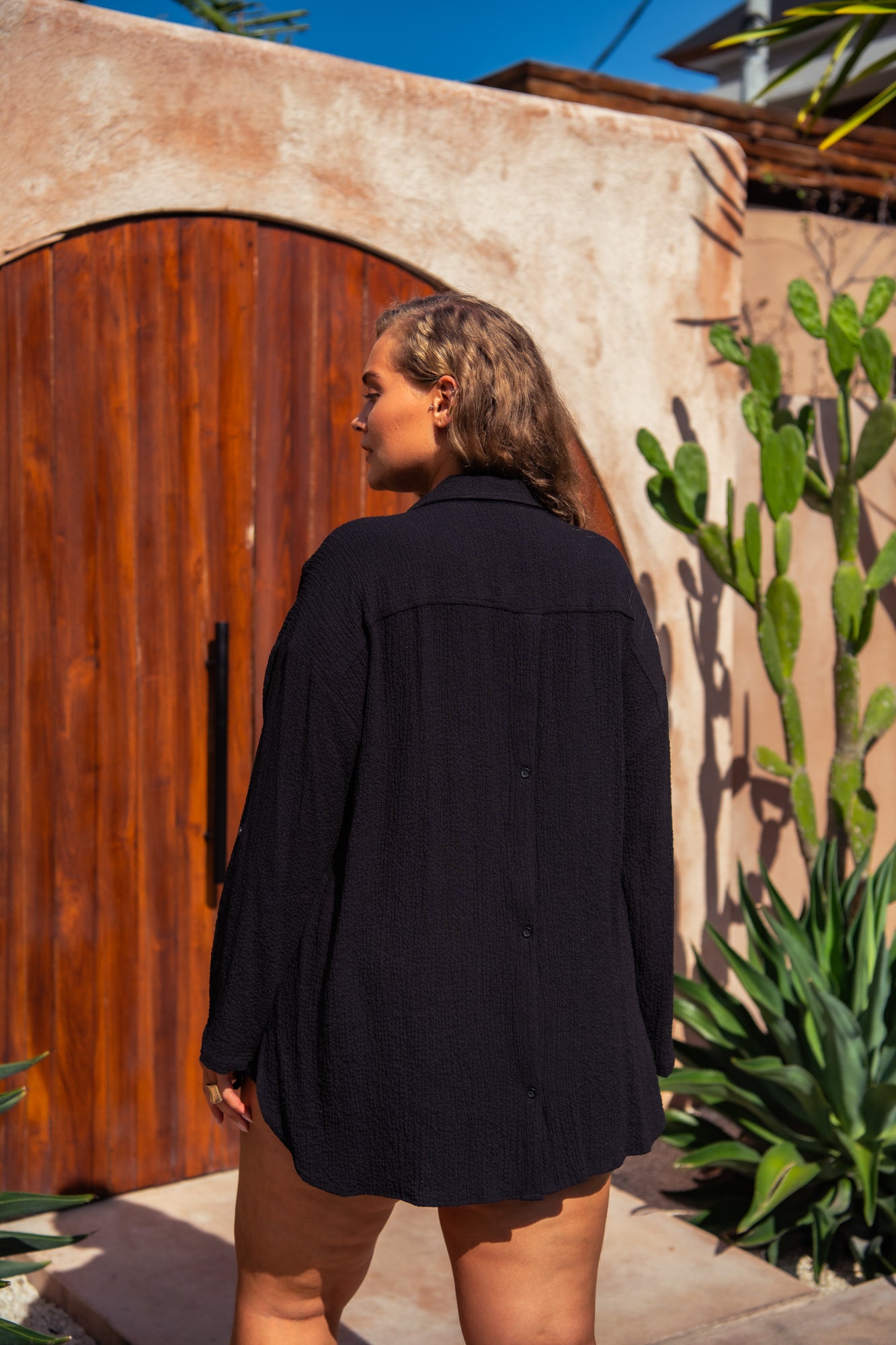 Kelly Shirt - Black on Black