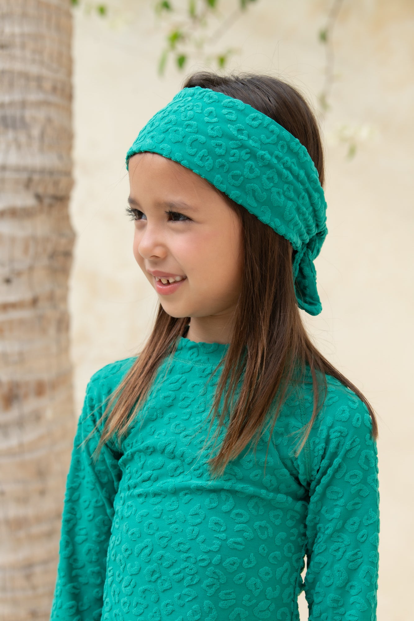 Mini Carmen Accessory - Textured Leopard Kiwi