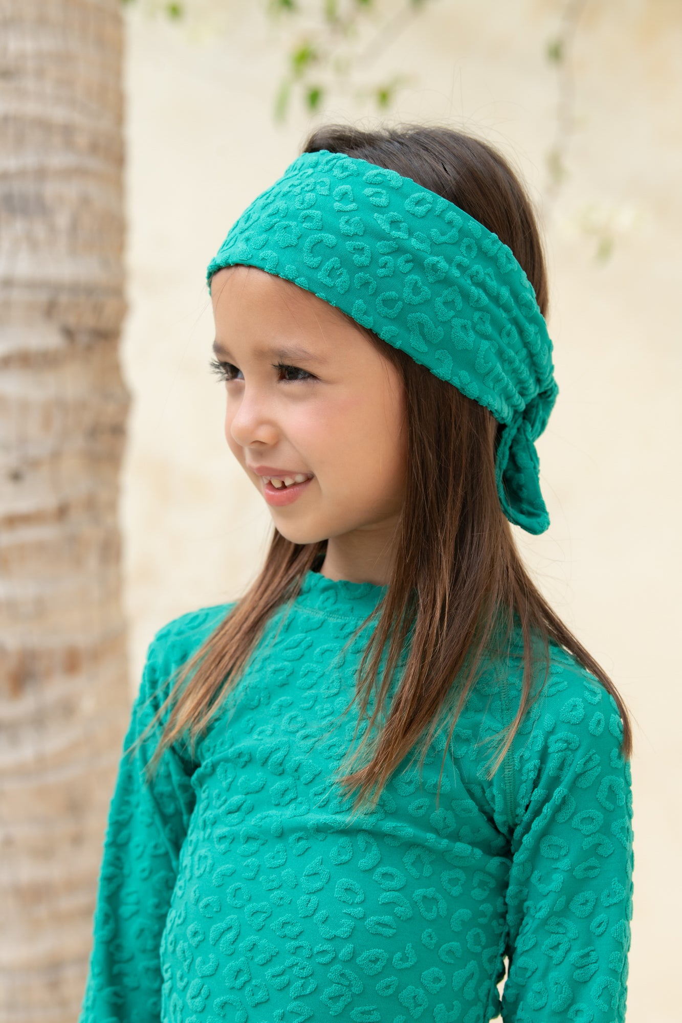 Mini Carmen Accessory - Textured Leopard Kiwi