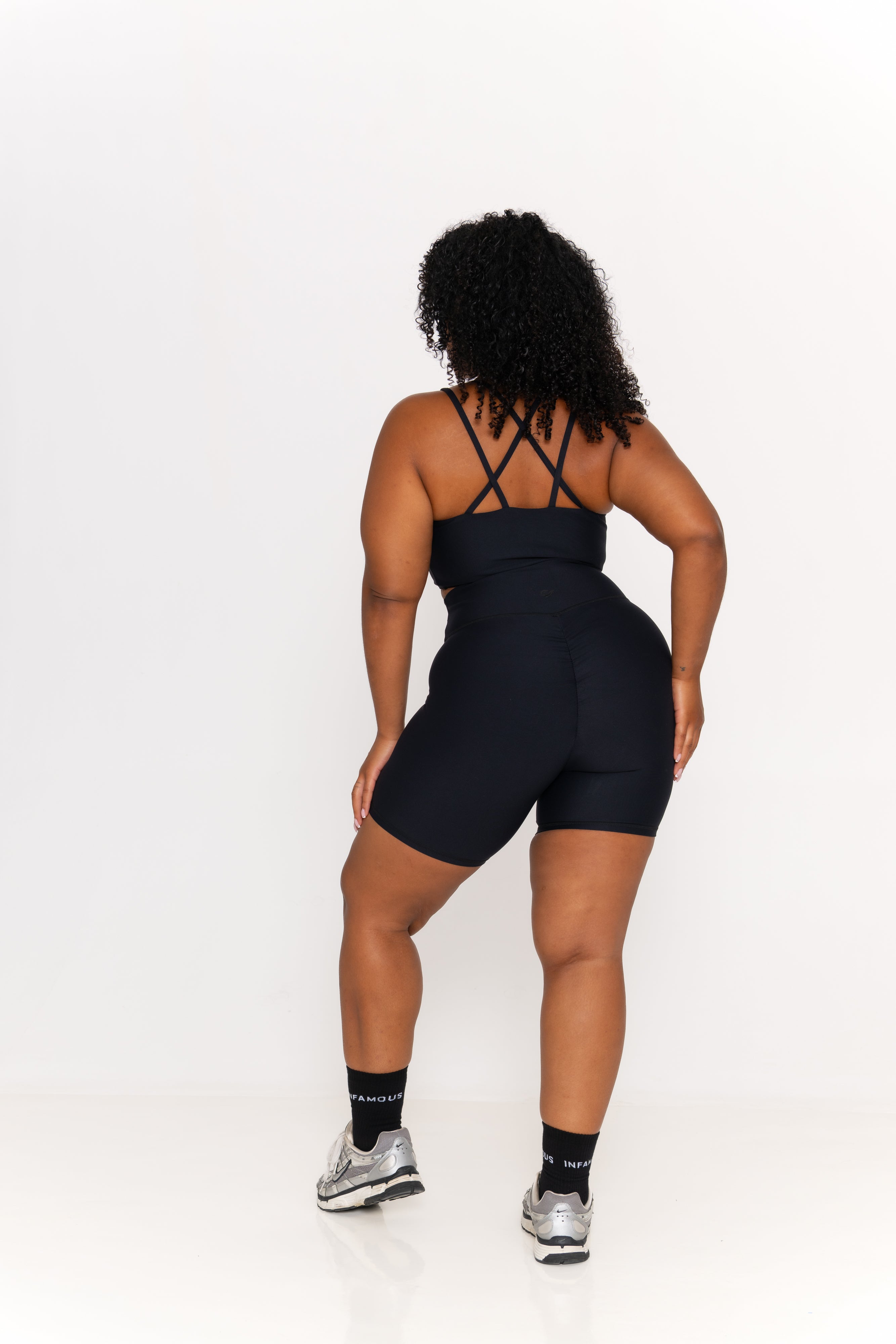 Valentina Bike Shorts - Black