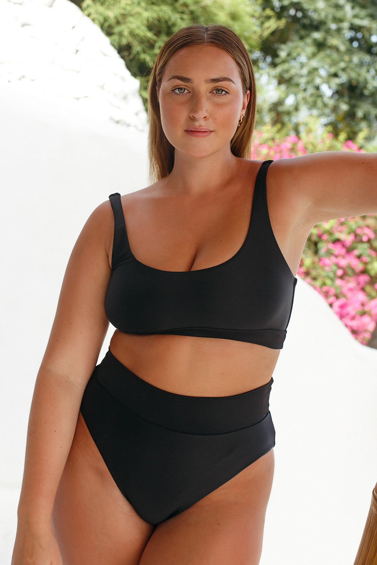 Ginger Bikini Bottom - Black on Black