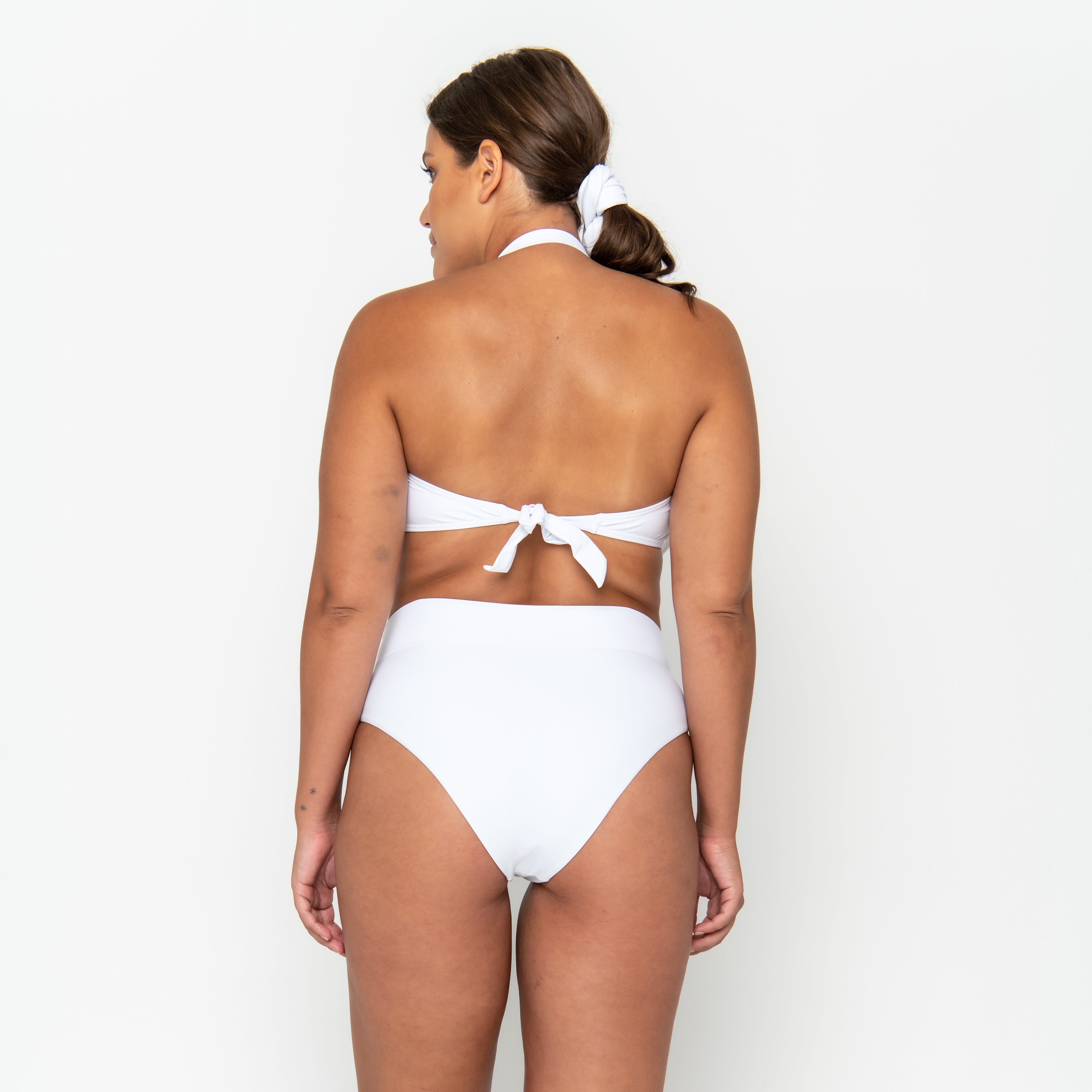 Scarlett Bandeau Top - Fresh White