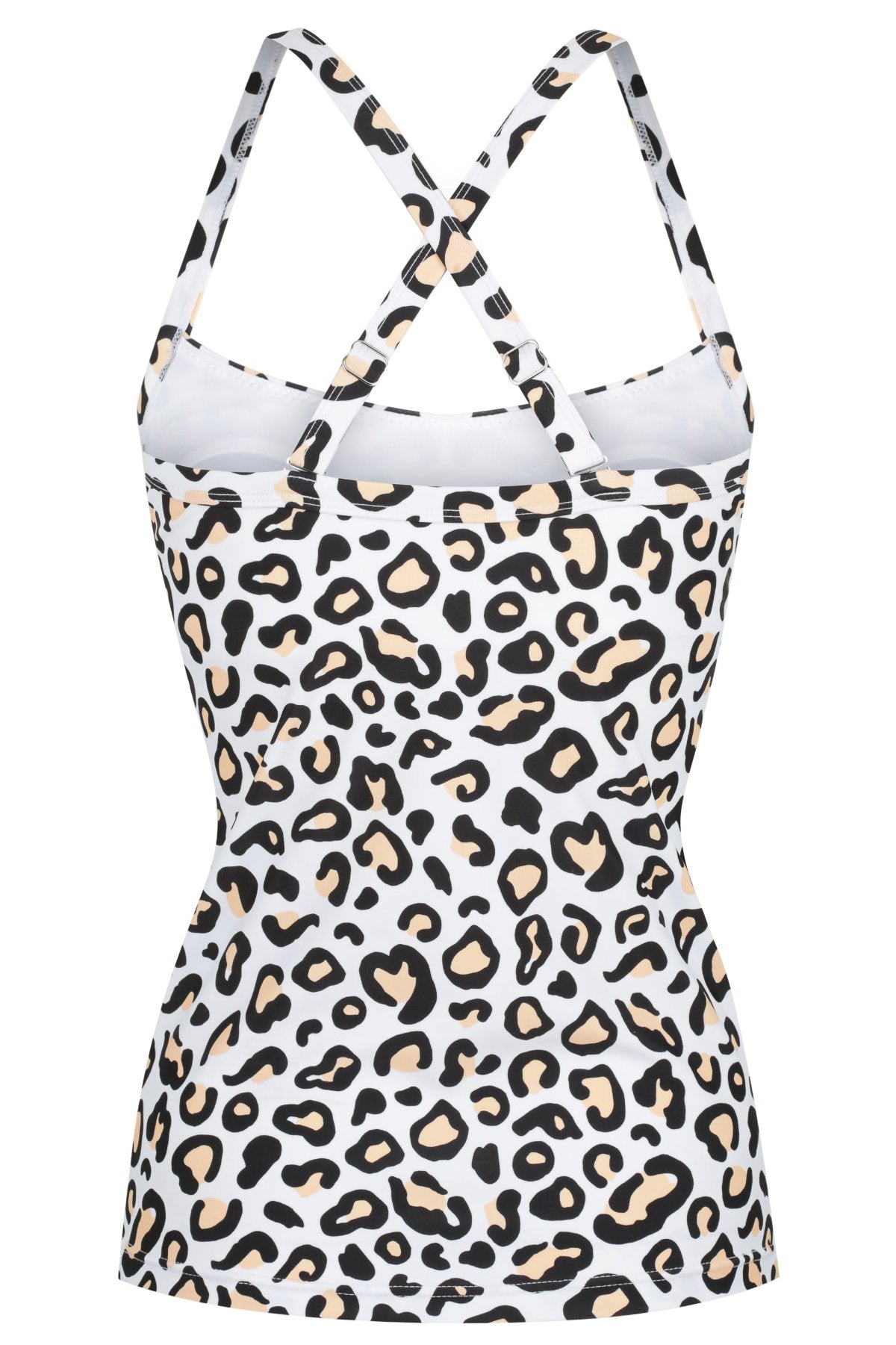 Infamous Swim Giselle Taniki Top in Safari Leopard