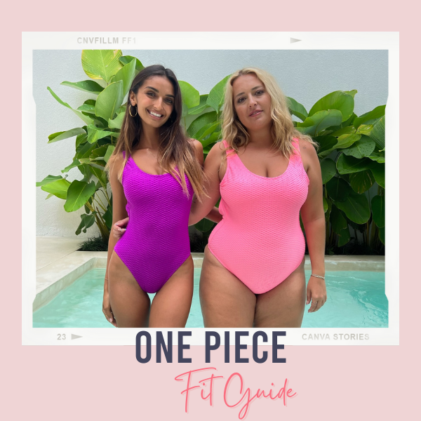 Fit Guide: one piece swimwear by Infamous Swim