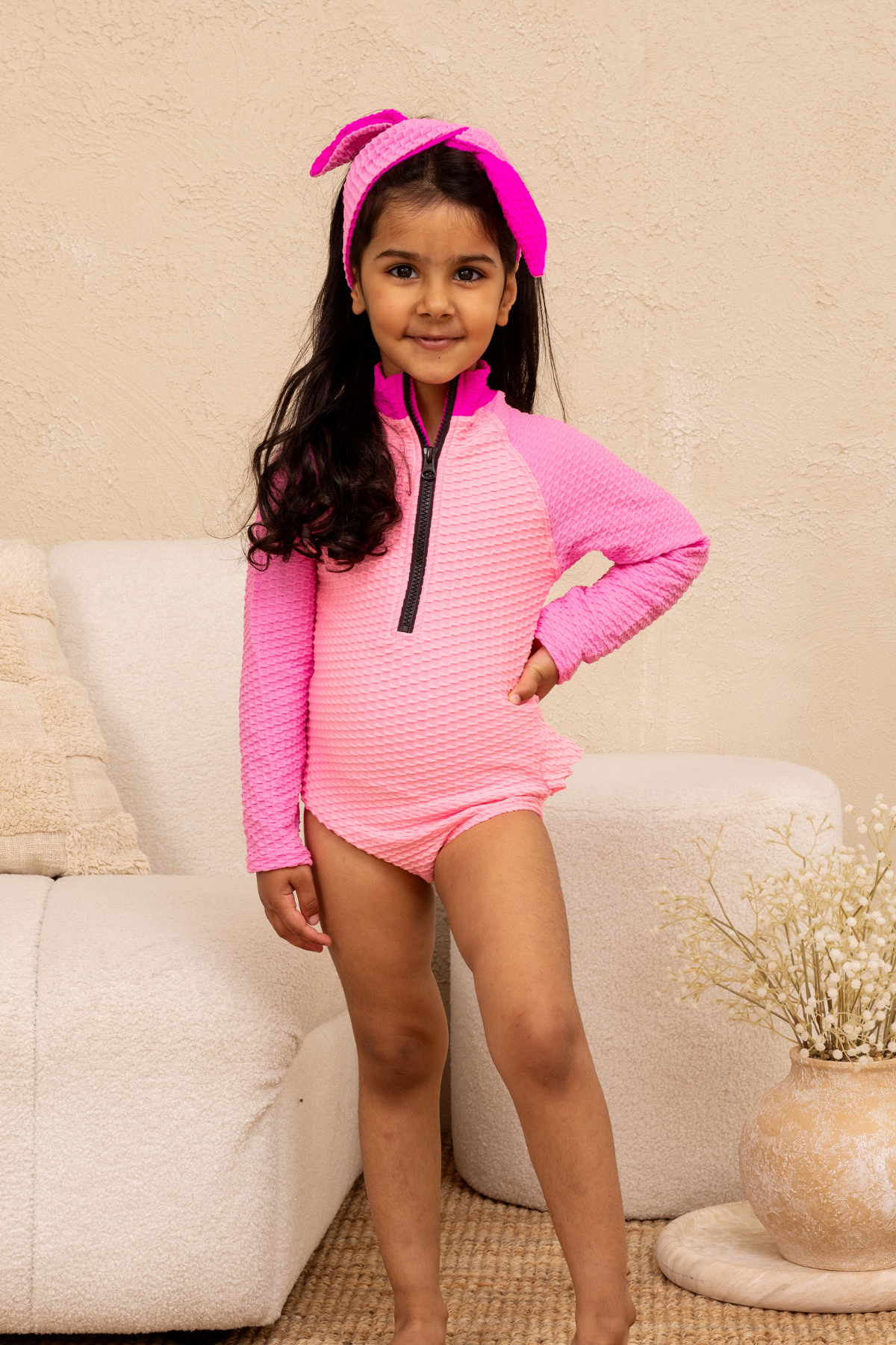 Mini Blake Surfsuit - Paradise Pink