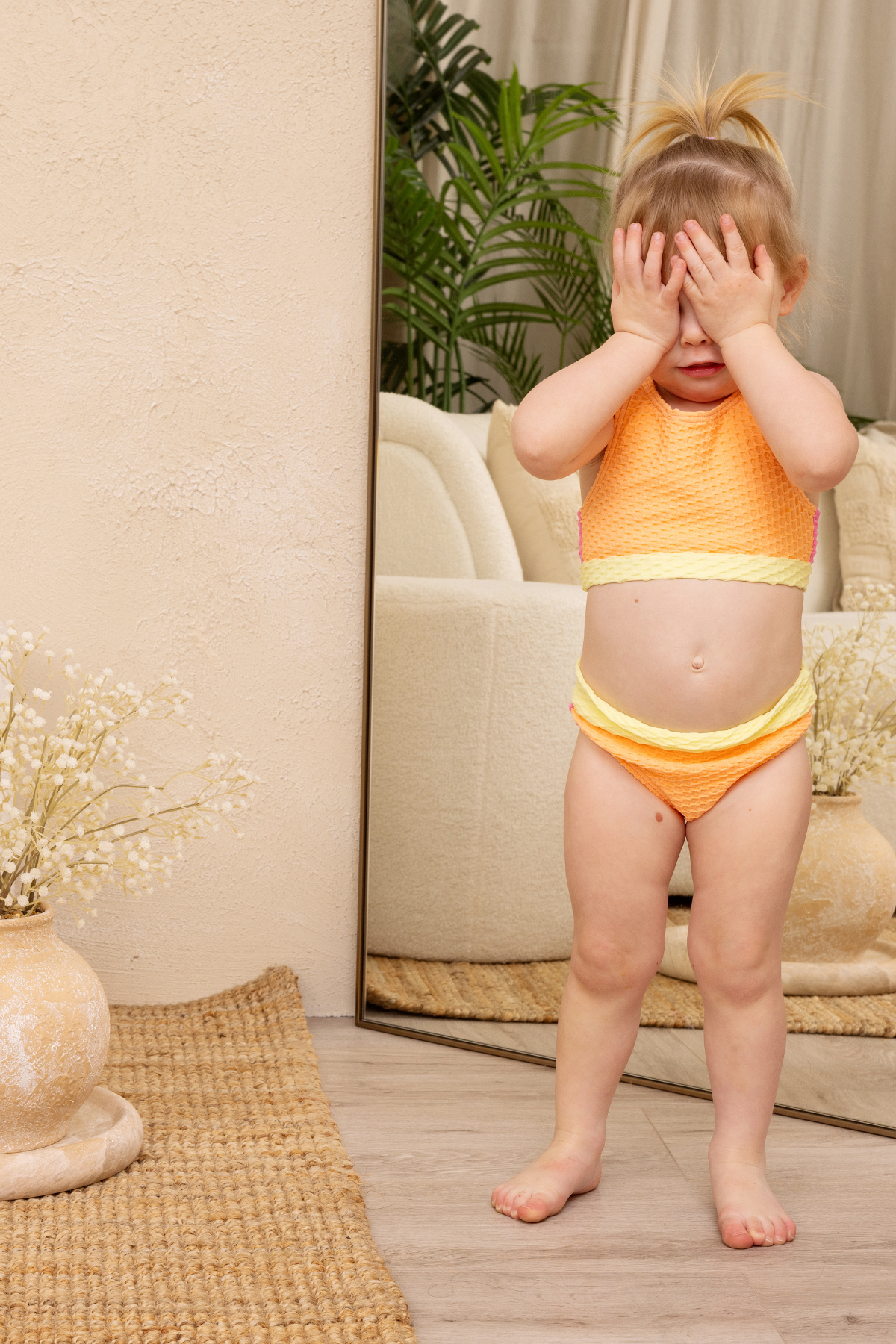 Mini Gia Bikini Set - Orange Sherbet