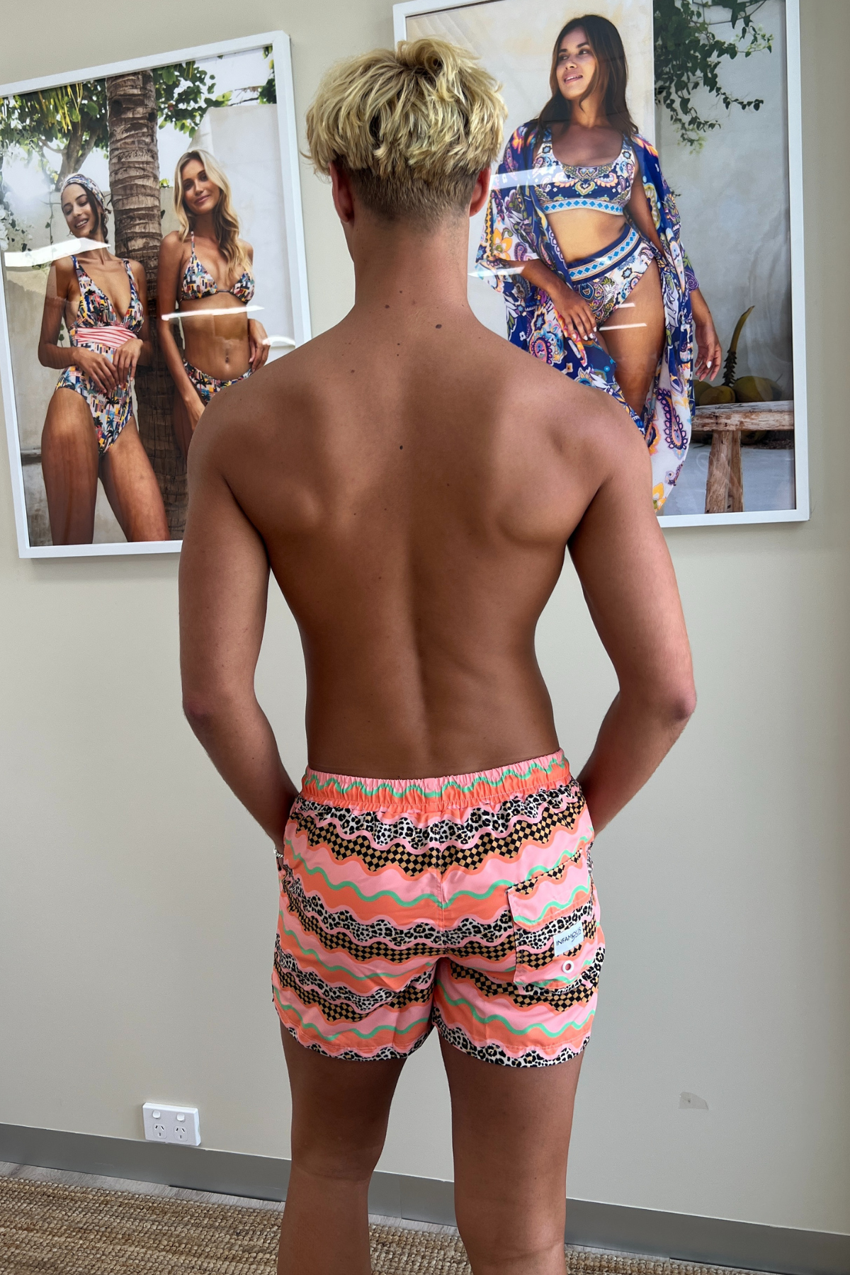 Hank Board Shorts 02 -  Bubblegum Ripple