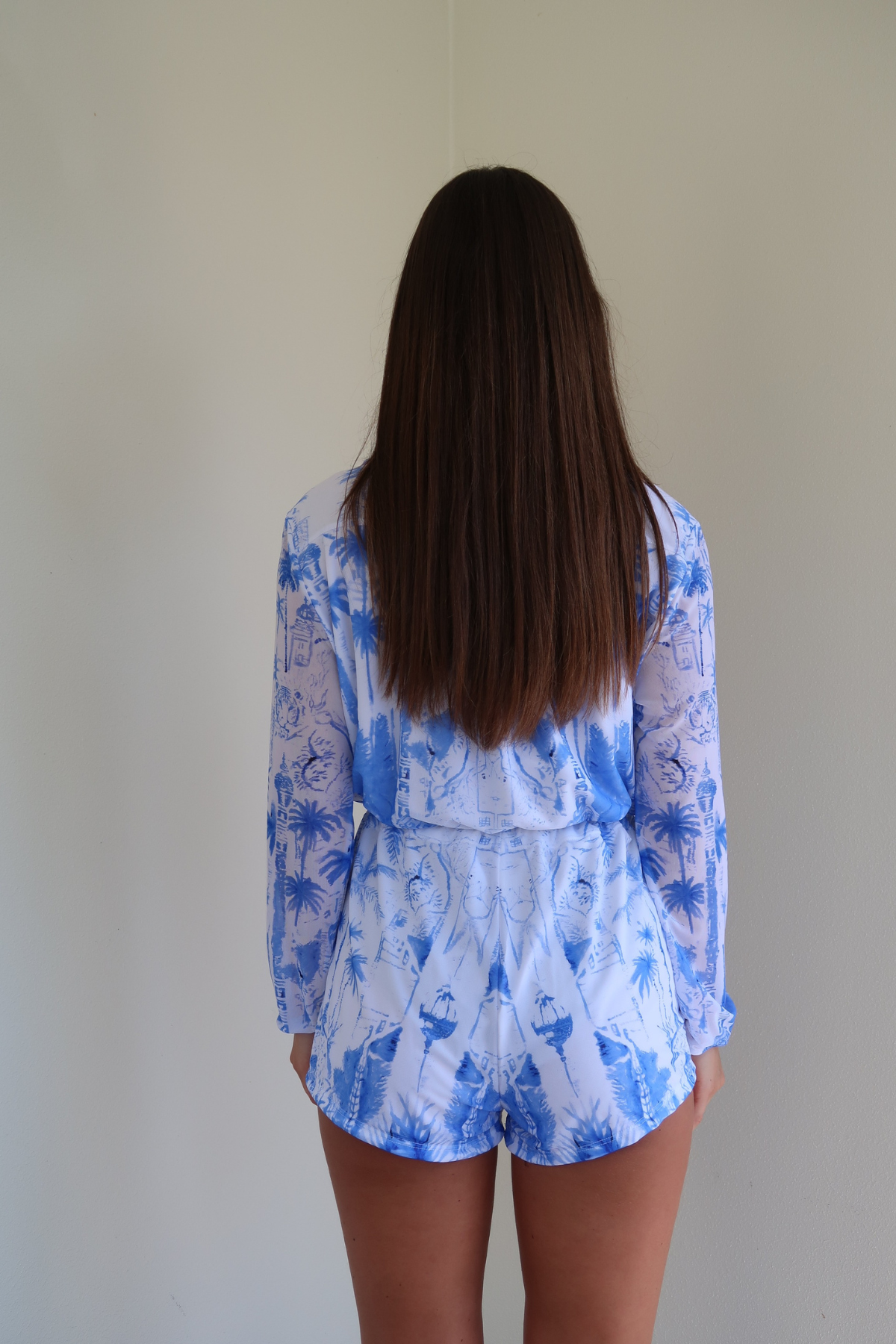 Oceana Playsuit - Blue Jungle