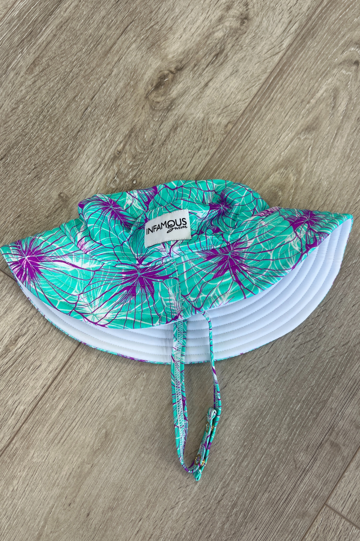 Daisy Swim Hat Final Sale - Aquamarine