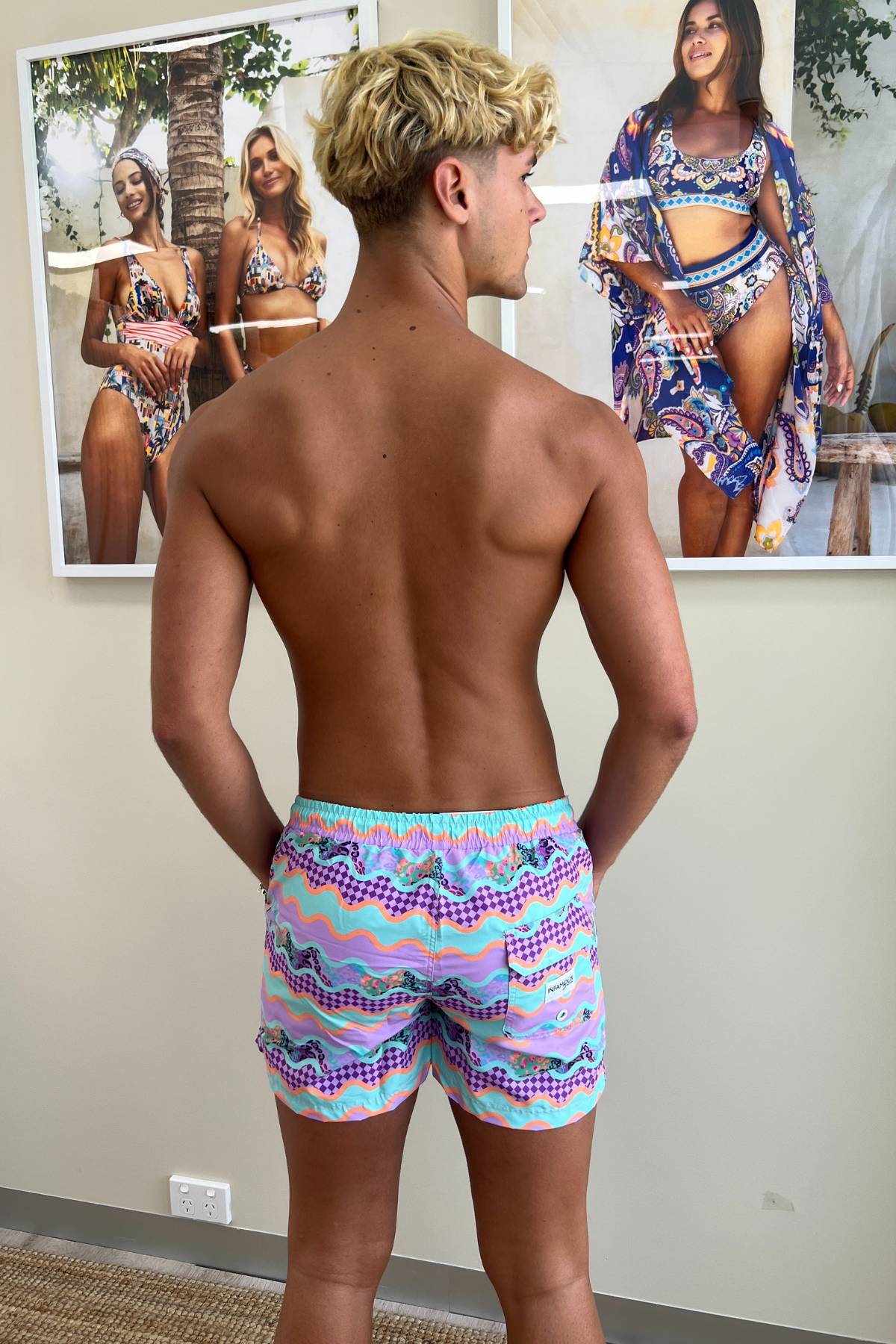 Hank Board Shorts 02 - Vivid Ripple