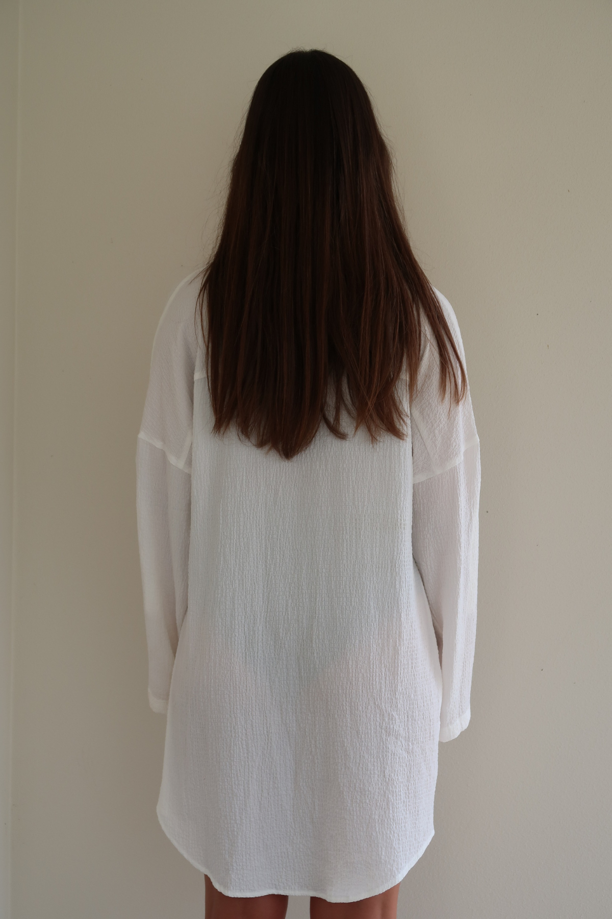 Sandy Shirt Dress - Fresh White