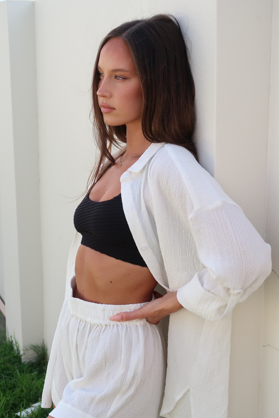 Nadia Shorts - Fresh White