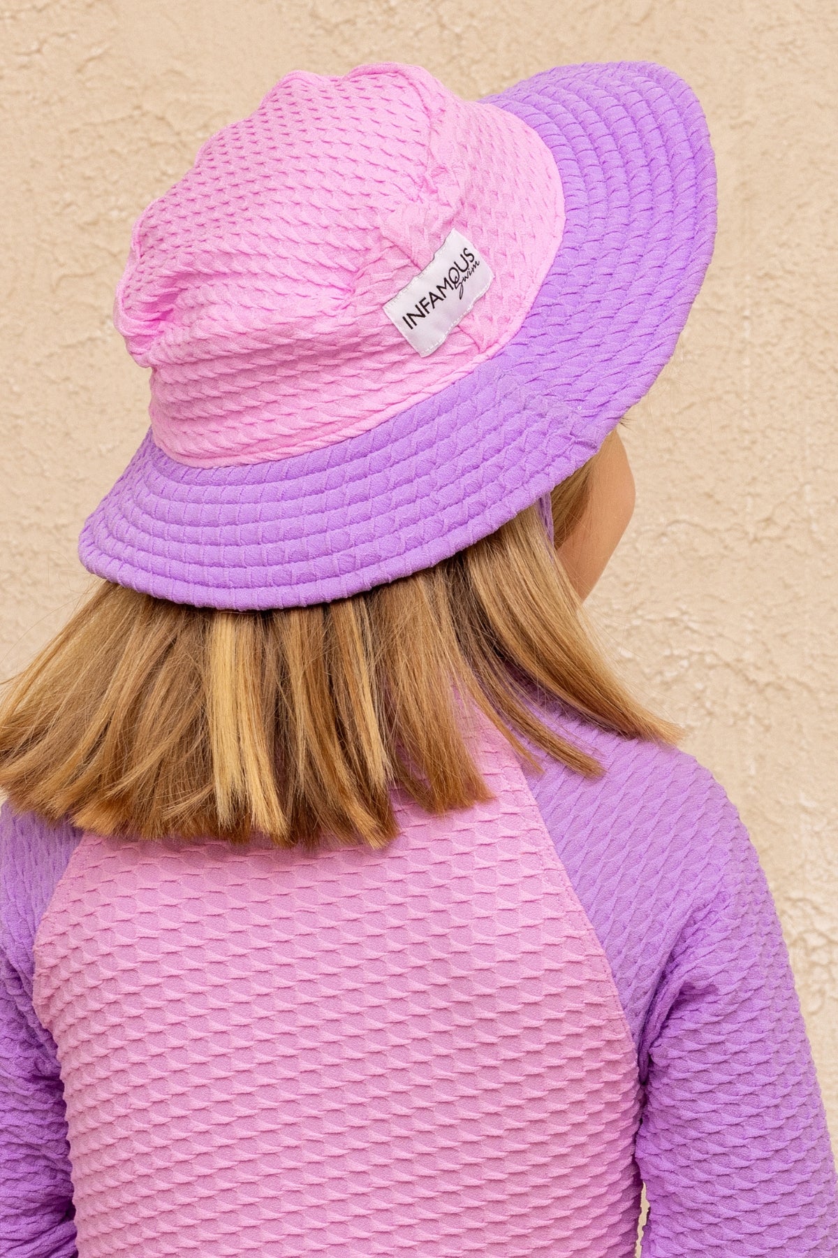 Daisy Swim Hat - Lilac Crystal