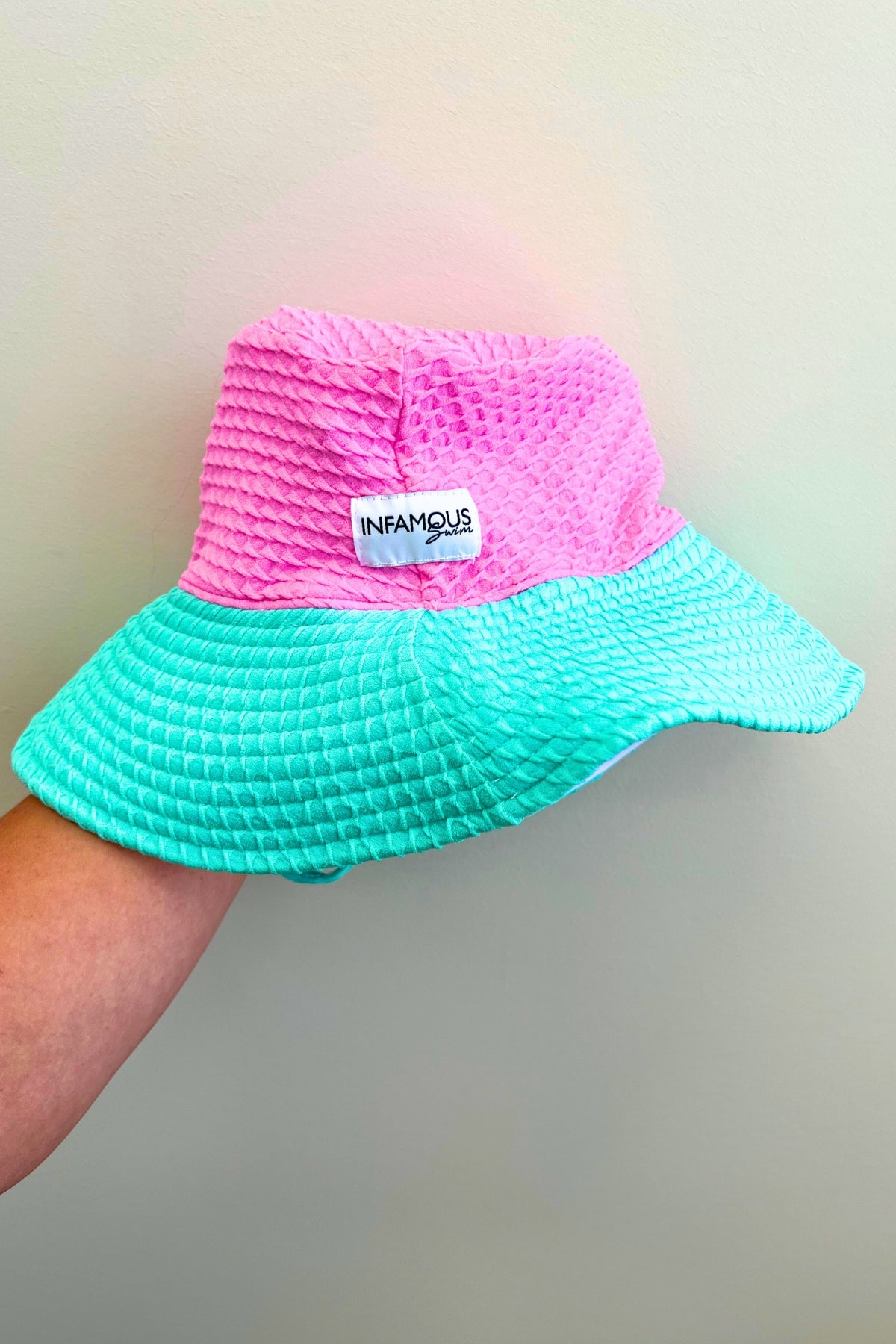 Daisy Swim Hat - Iced Aqua