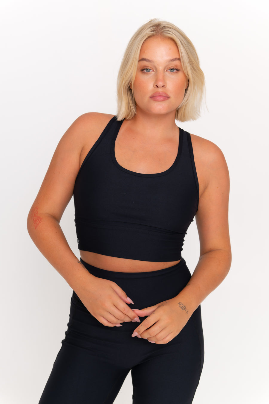 Abby Active Crop - Black