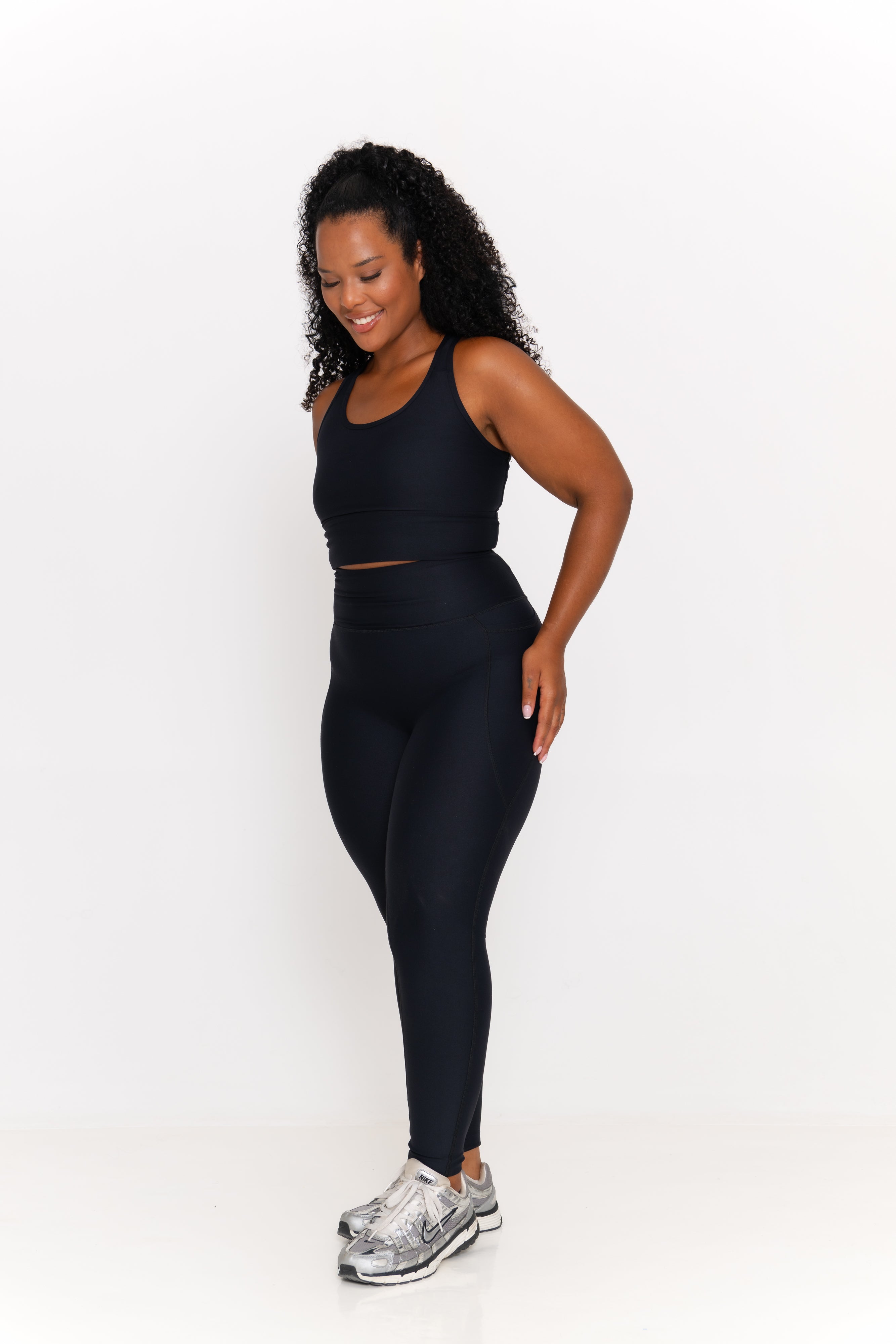 Abby Active Crop - Black