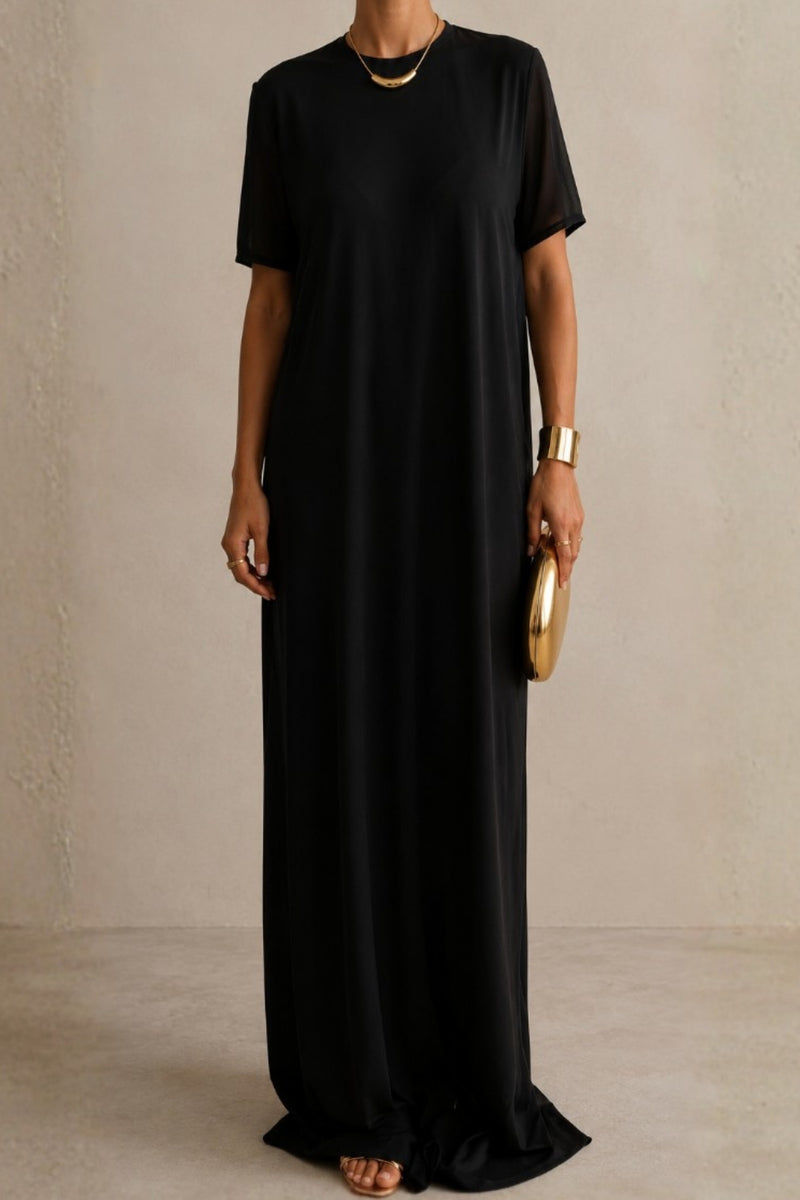 Bianca Dress - Black on Black