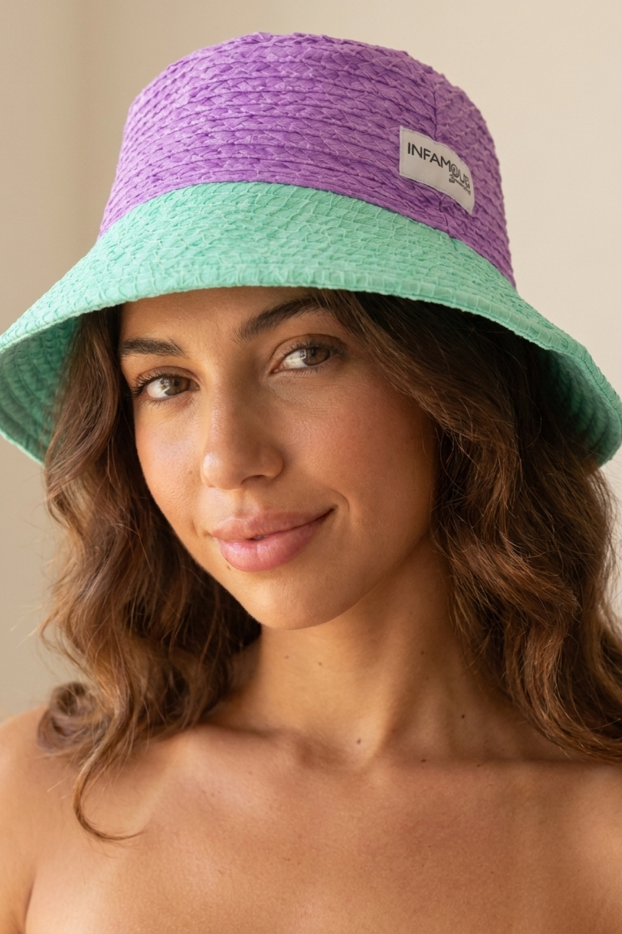 Daisy Swim Hat Adult - Lavender Glow