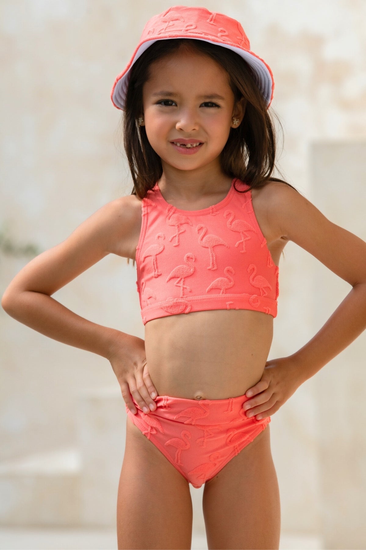 Mini Gia Bikini Set - Flamingo Fiesta