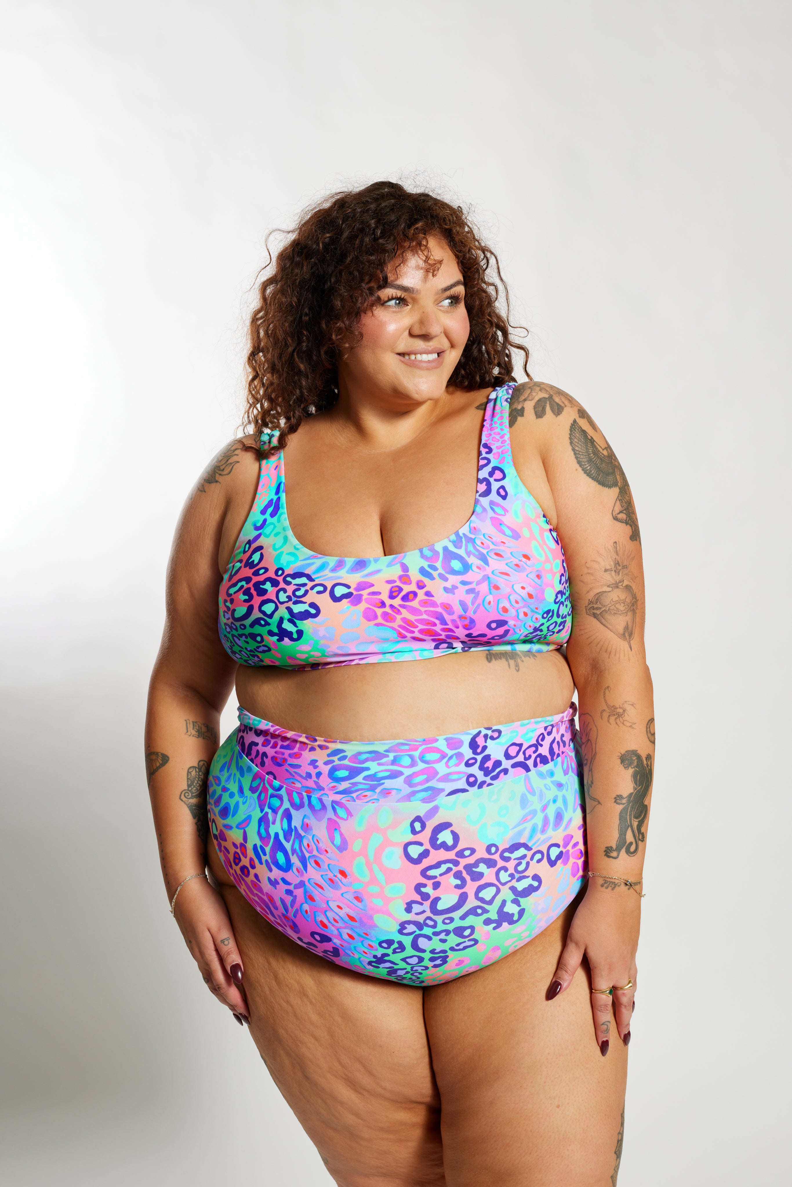 Ginger Bikini Bottom Curve - Shimmer