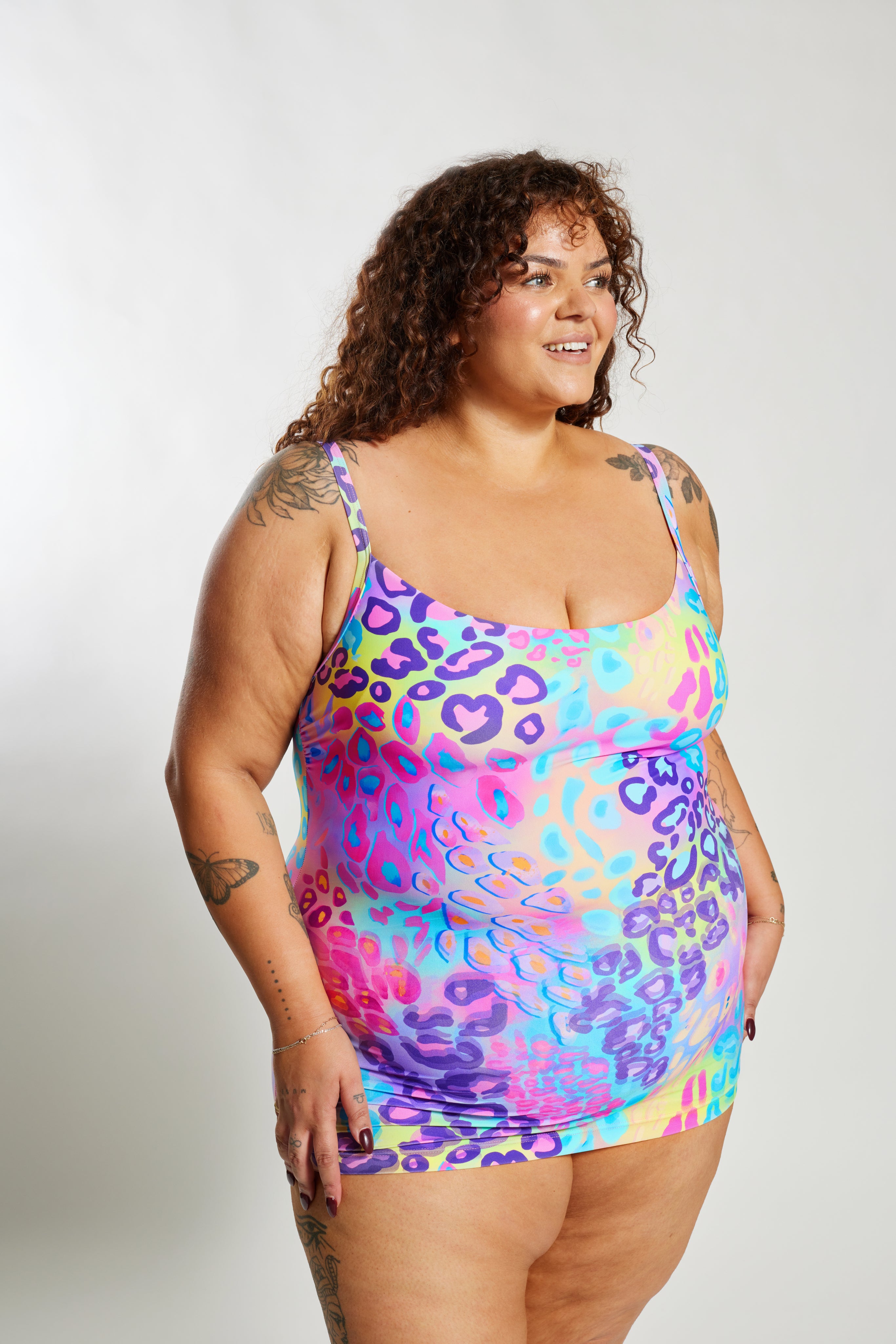 Giselle Tankini Top Curve - Kaleidoscope