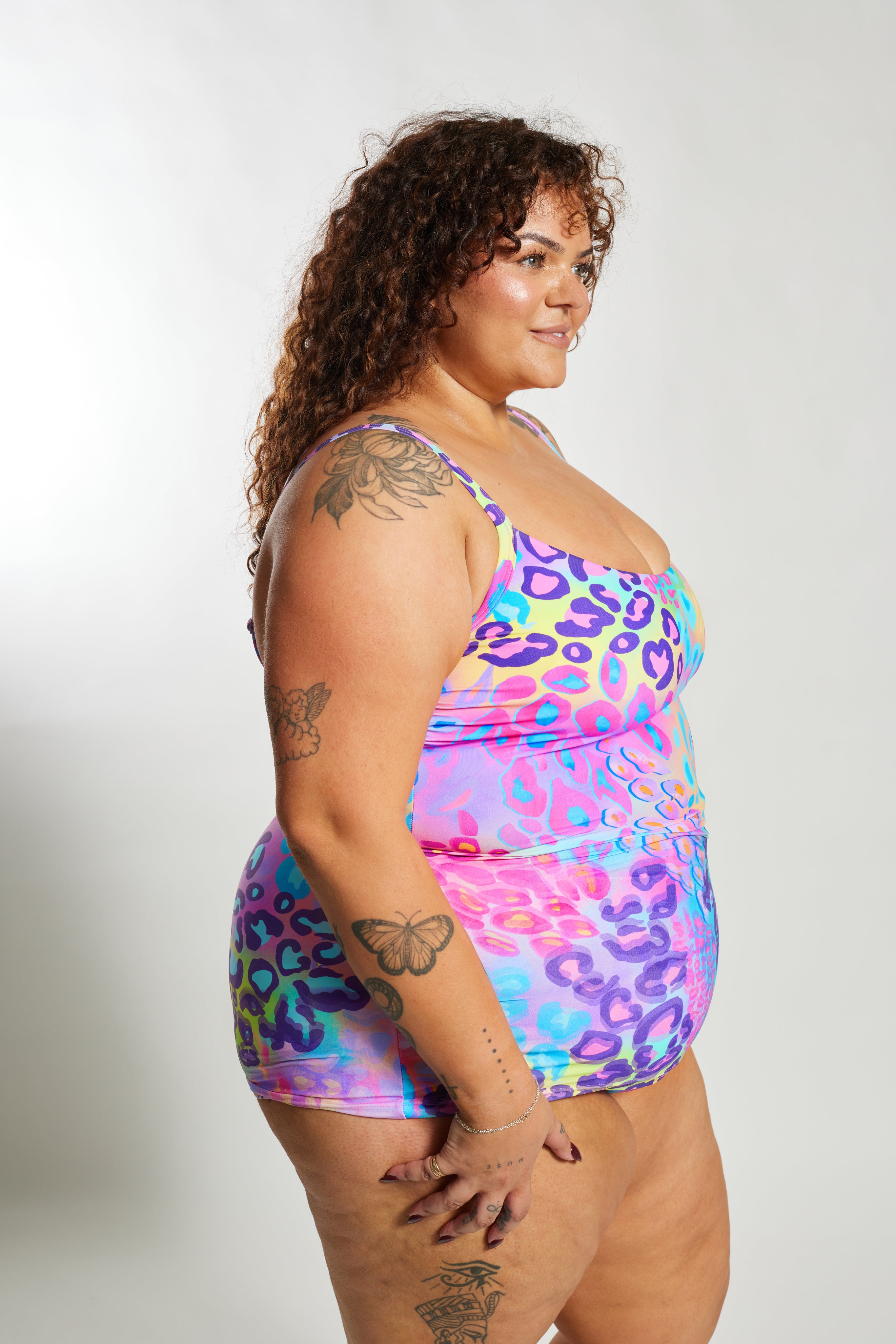 Giselle Tankini Top Curve - Kaleidoscope