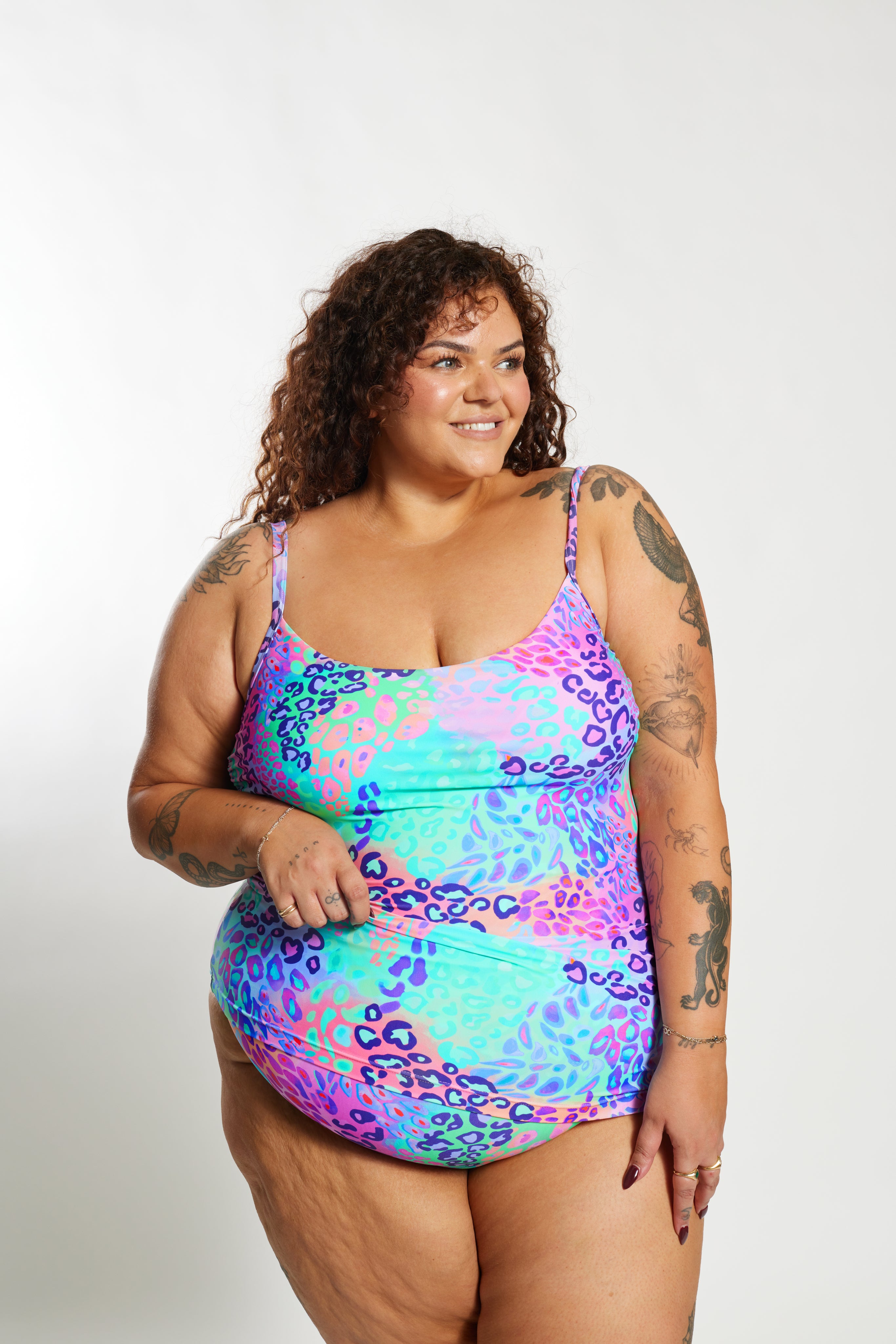 Giselle Tankini Top Curve - Shimmer