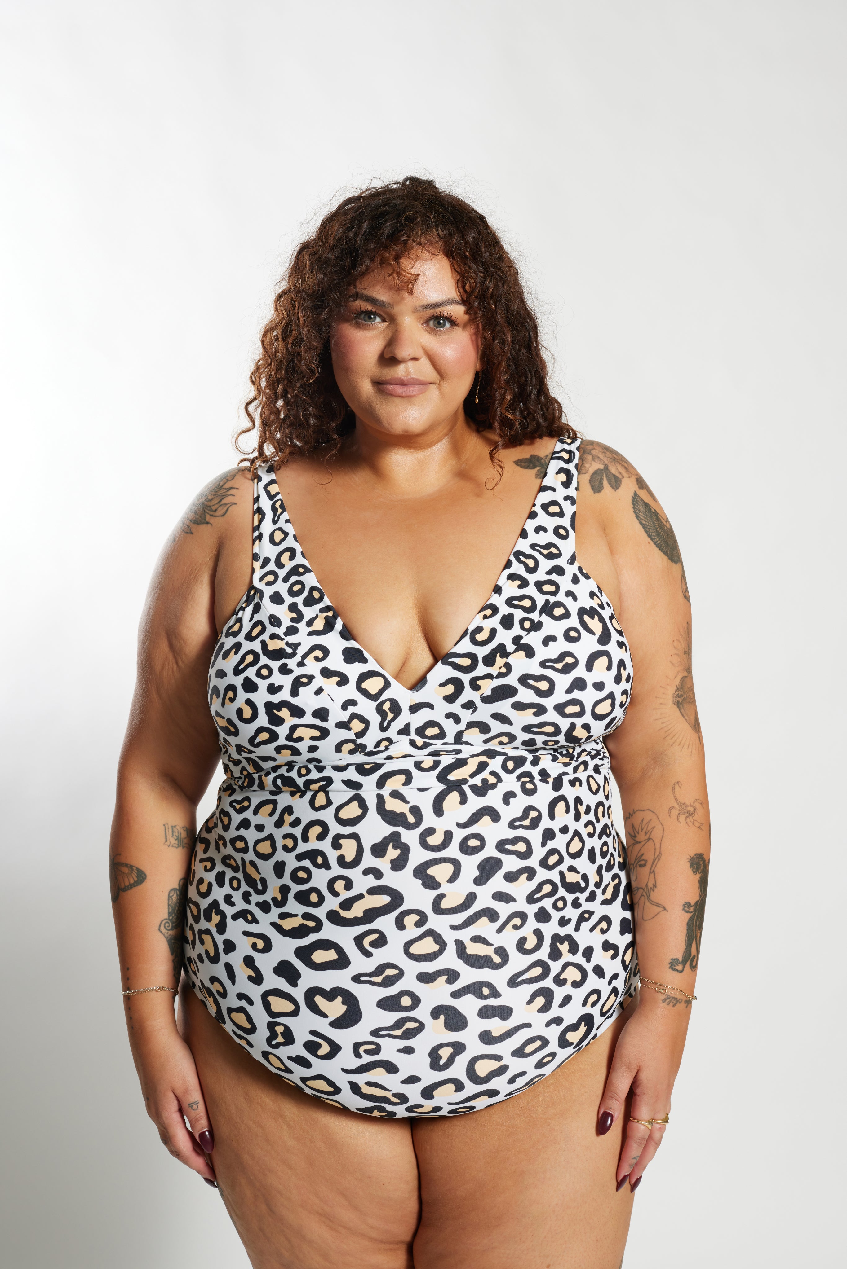 Gwen One Piece Curve - Safari Leopard