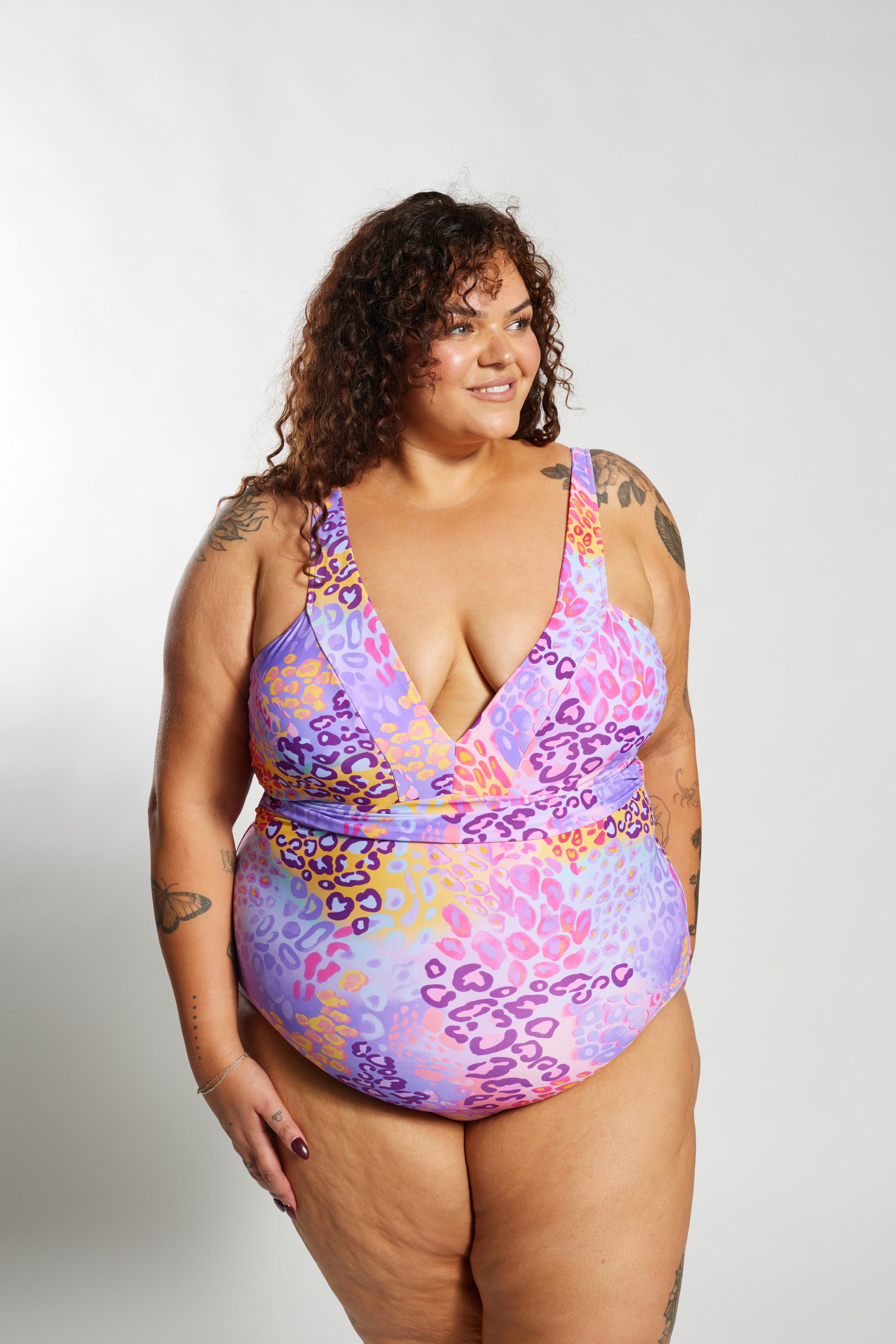 Gwen One Piece Curve - Tangerine