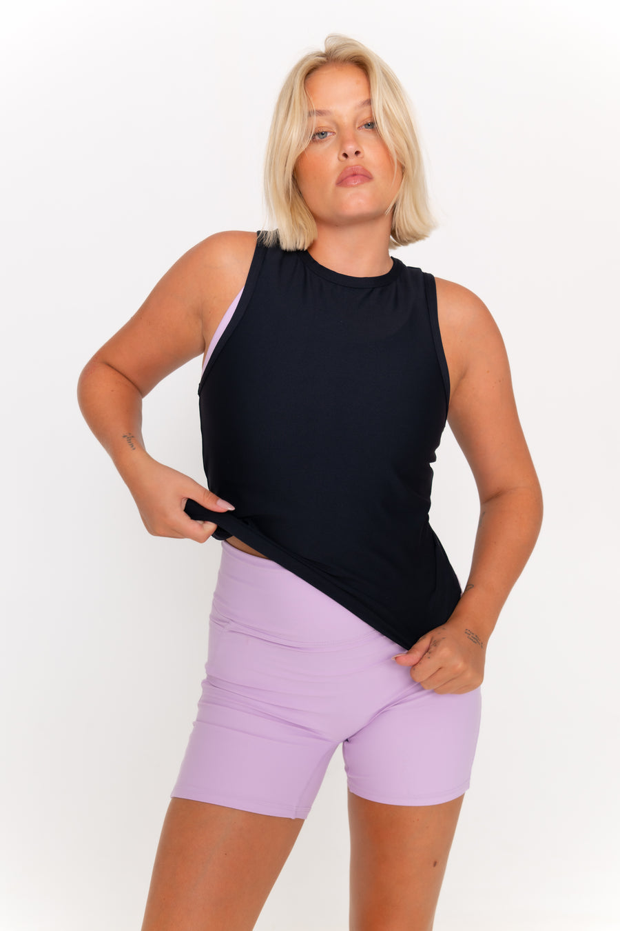 Hazel Active Tank - Black