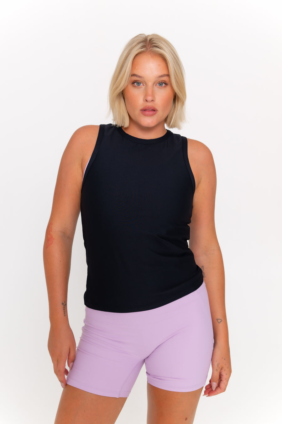 Hazel Active Tank - Black