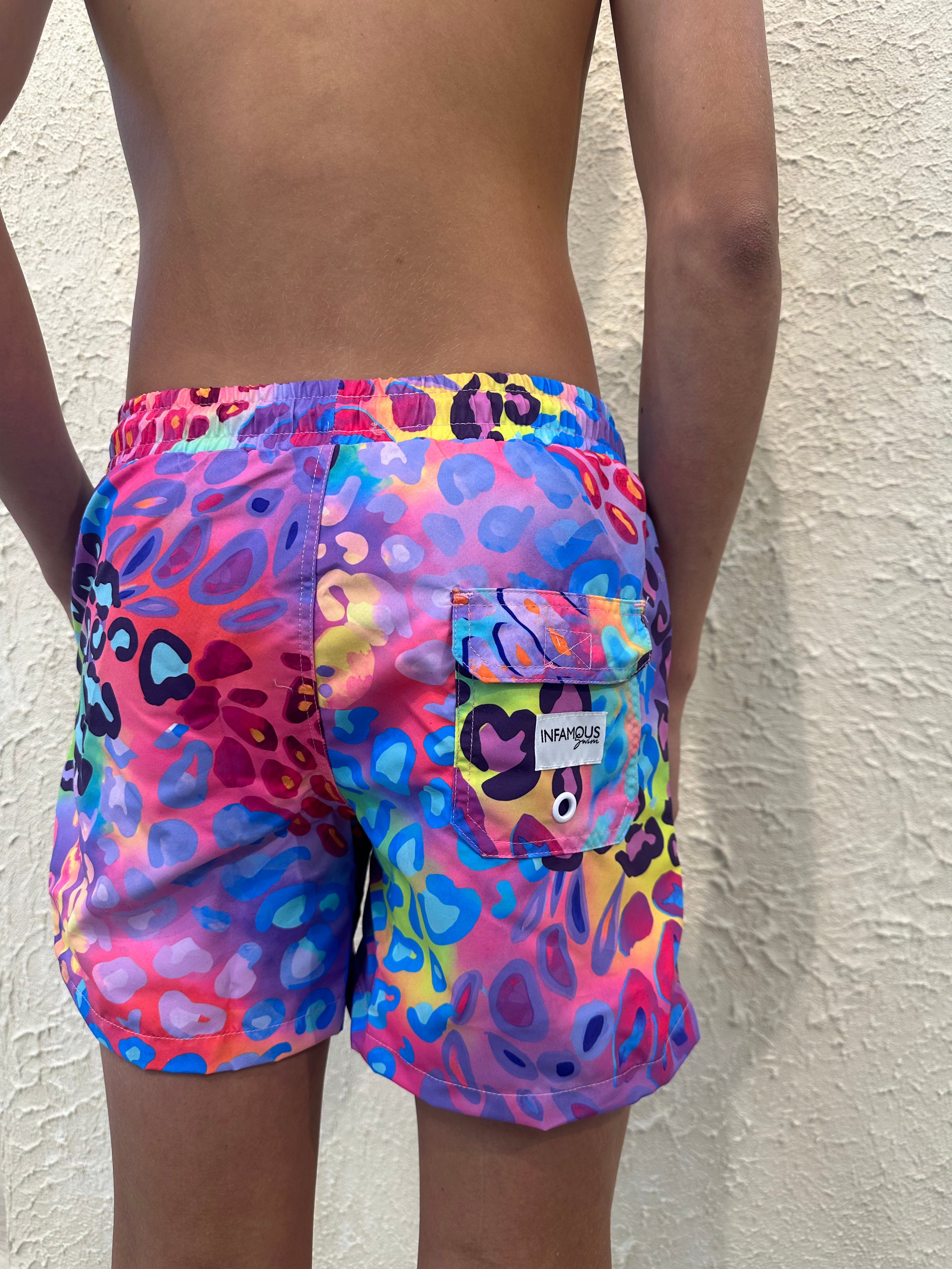 Mini Hank Board Shorts - Kaleidoscope