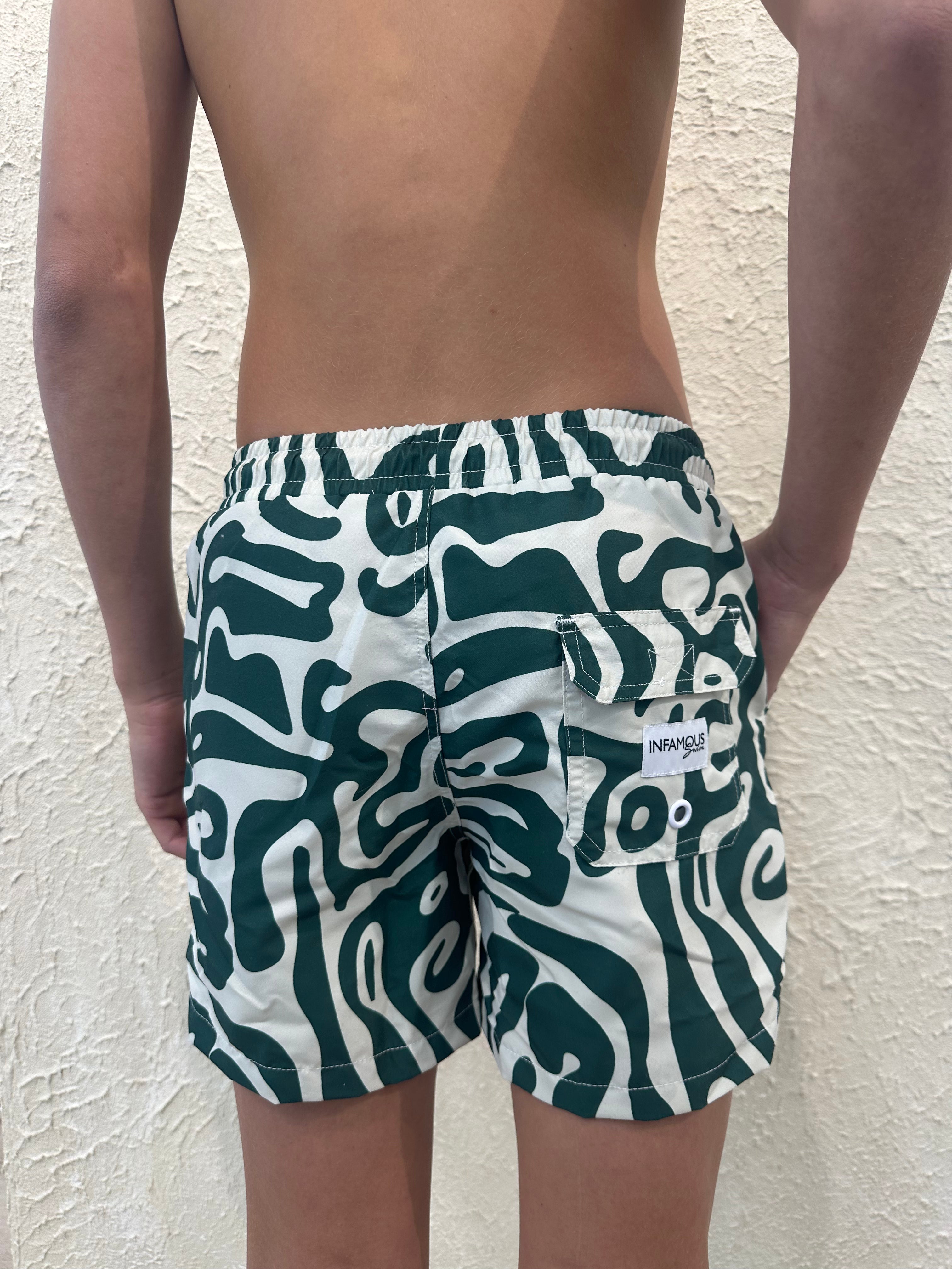 Mini Hank Board Shorts - Sardinia