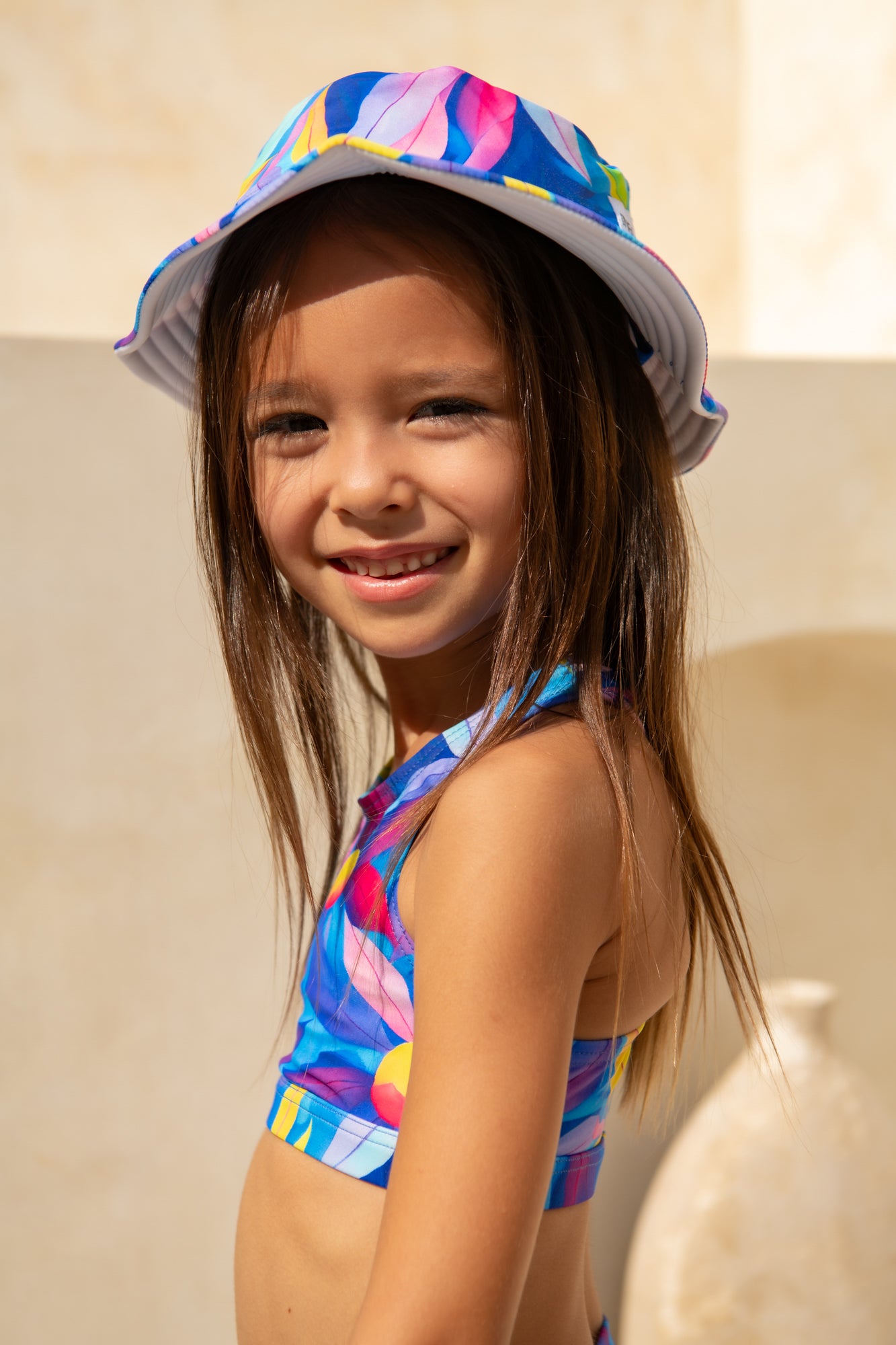 Daisy Swim Hat Final Sale - Dusk Sanctuary