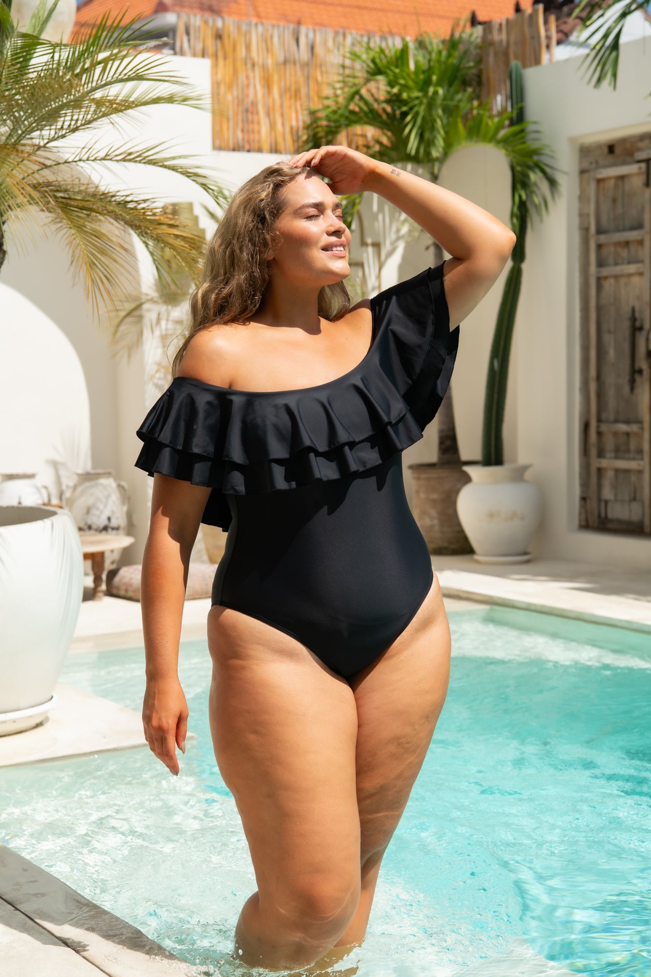 Miranda One Piece - Black on Black