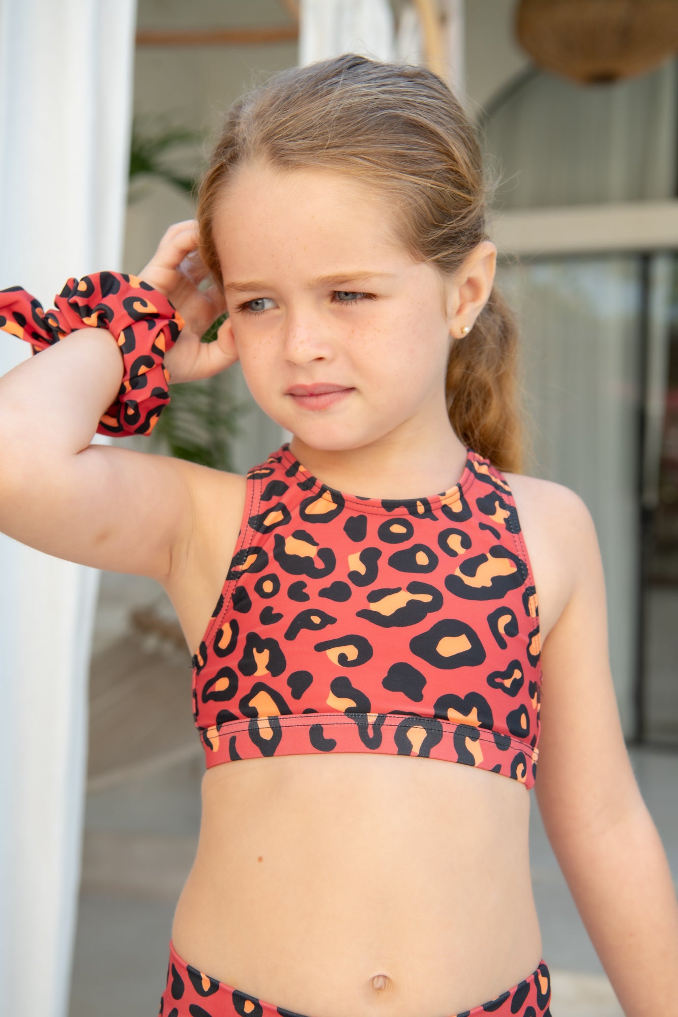 Mini Gia Bikini Set Final Sale - Bitter Berry Leopard