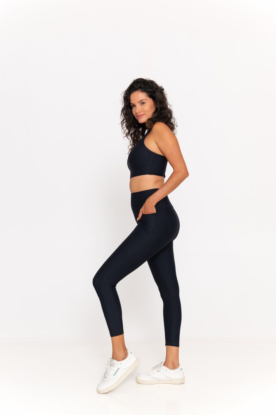 Ivy 7/8 Leggings - Black Fashion