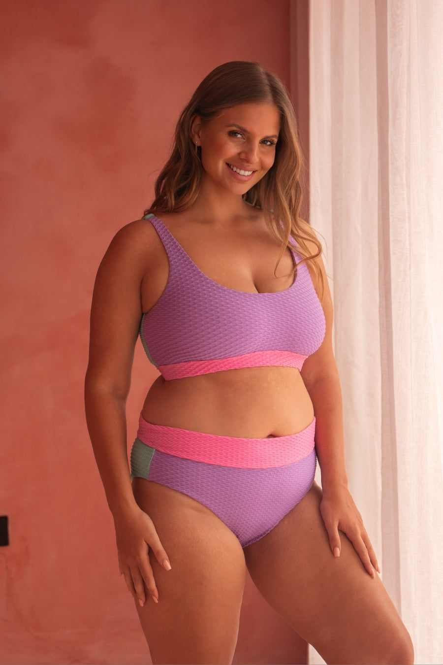 Ginger Bikini Bottom - Lavender Glow