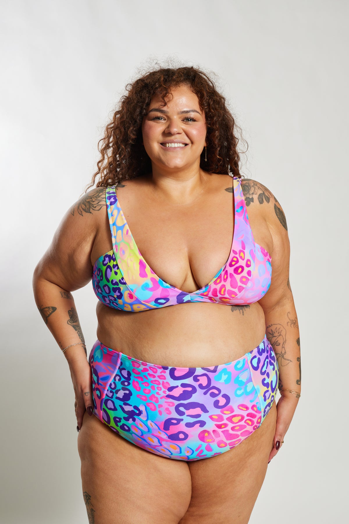 Lola Bikini Yellow Gradient Print