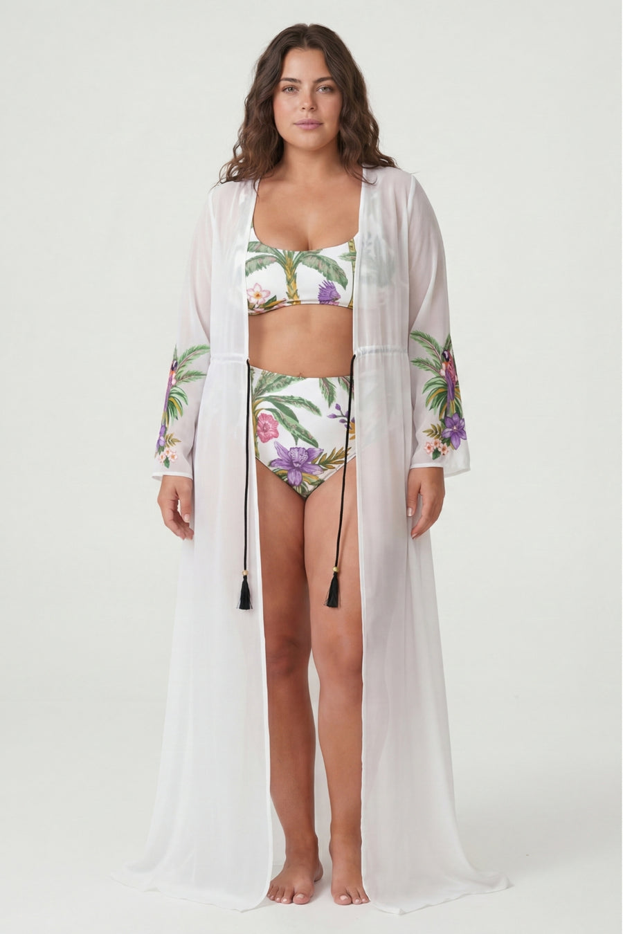 Kira Robe - Miami Botanical Crystal