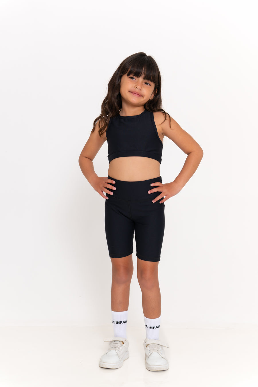 Mini Sally Bike Shorts - Black Fashion