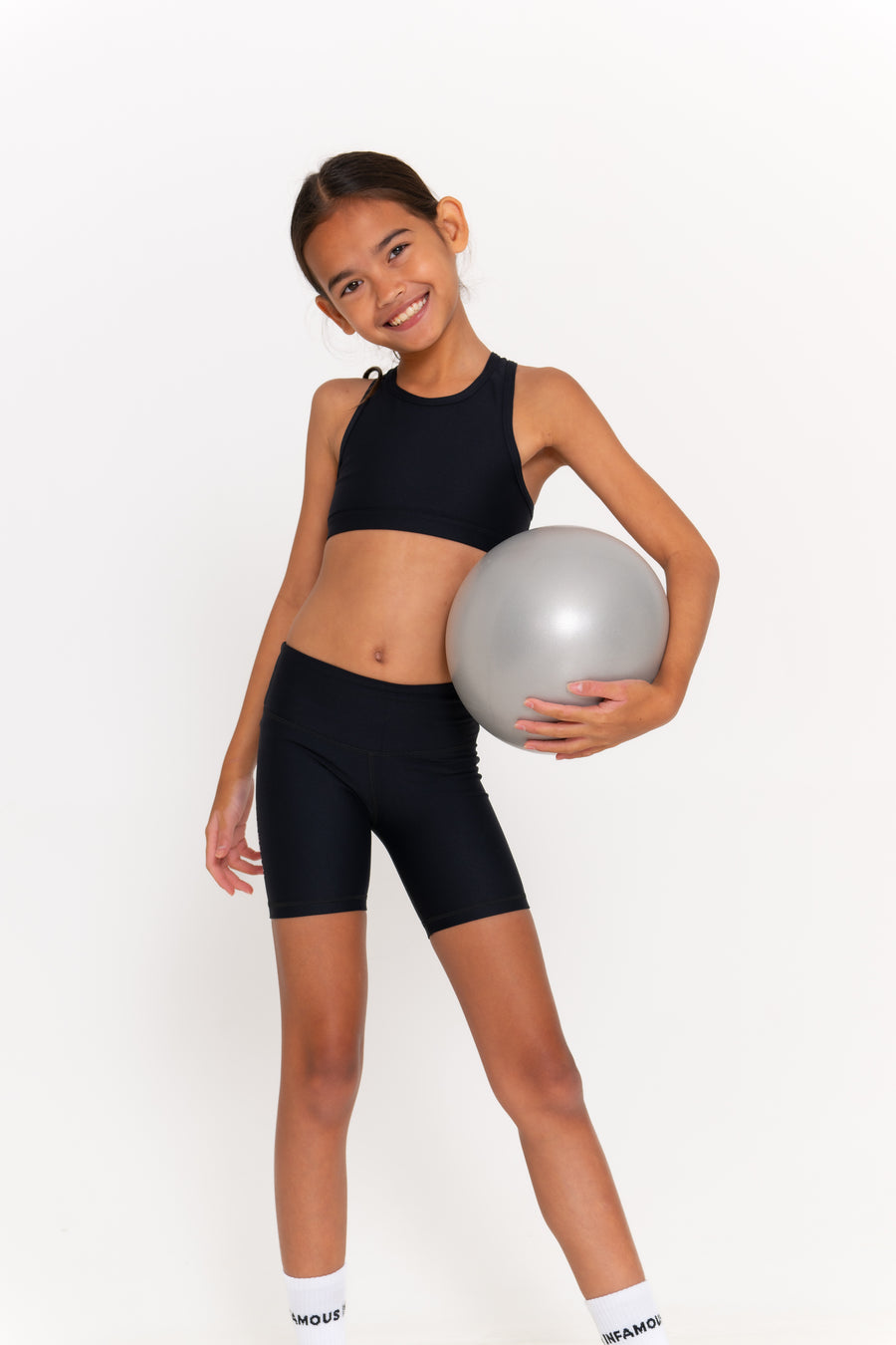 Mini Sally Bike Shorts - Black Fashion