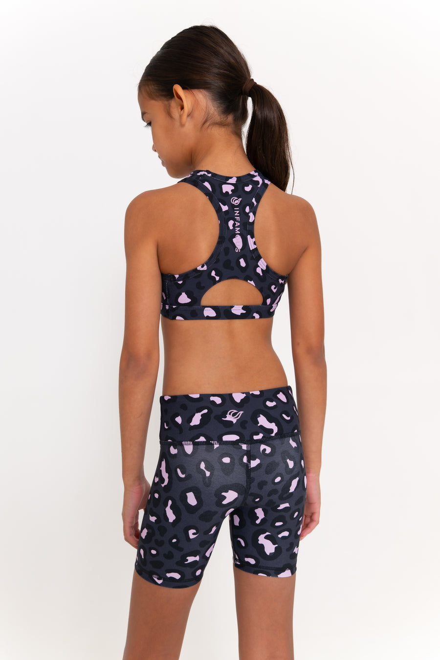 Mini Sally Bike Shorts - Mellow Leopard