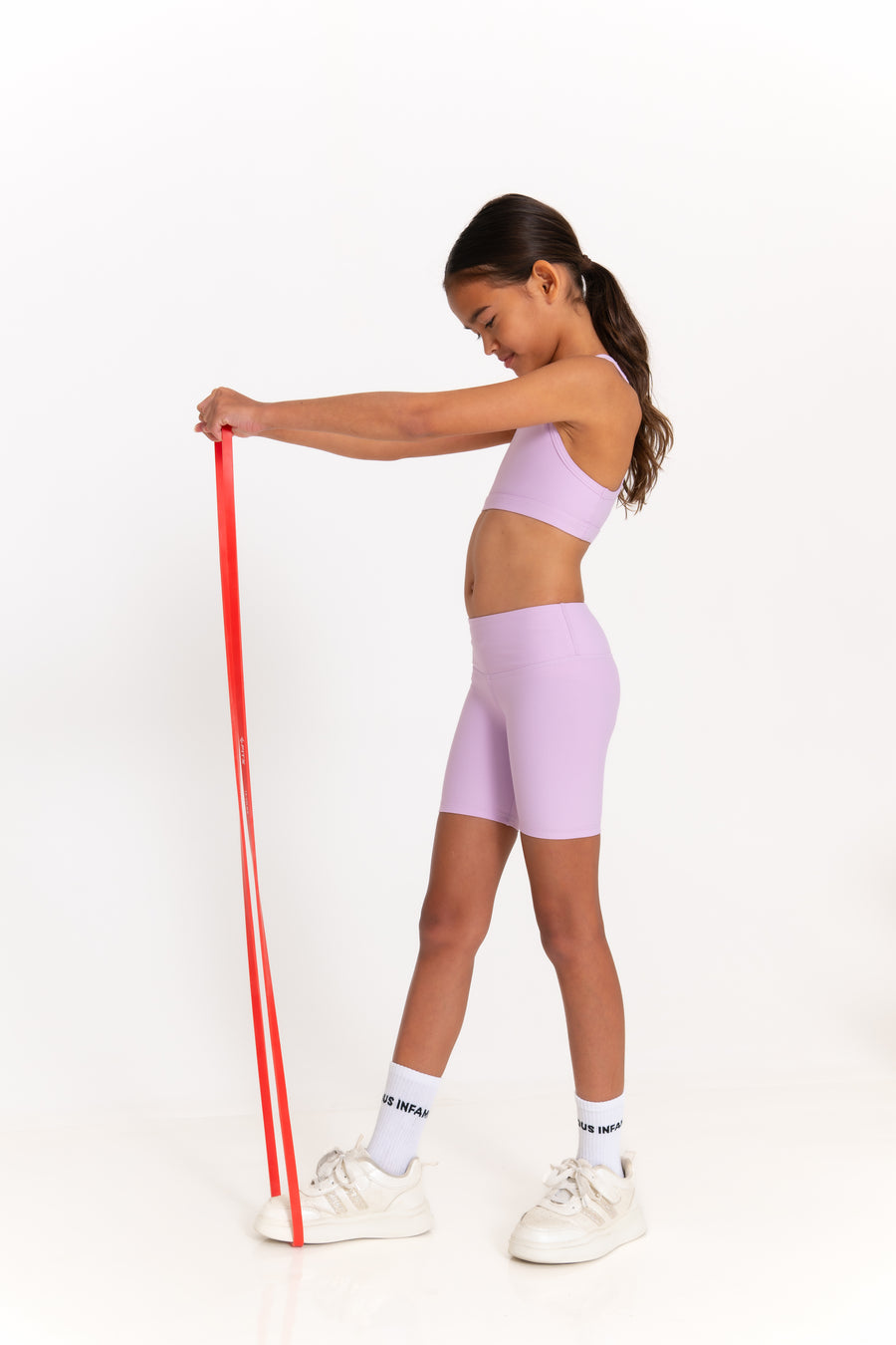 Mini Sally Bike Shorts - Mellow Orchard