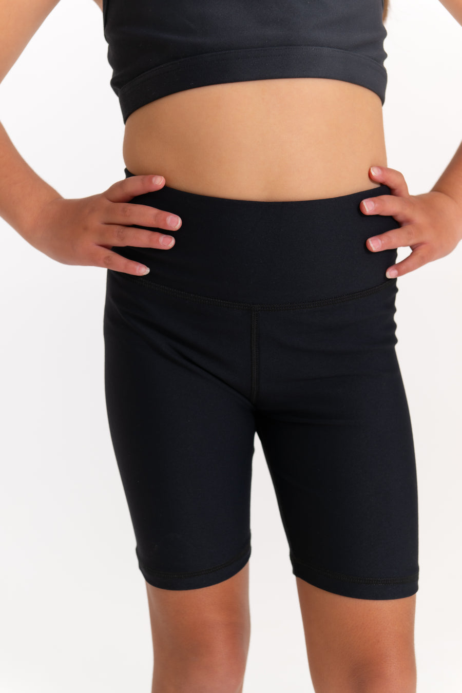 Mini Sally Bike Shorts - Black Fashion