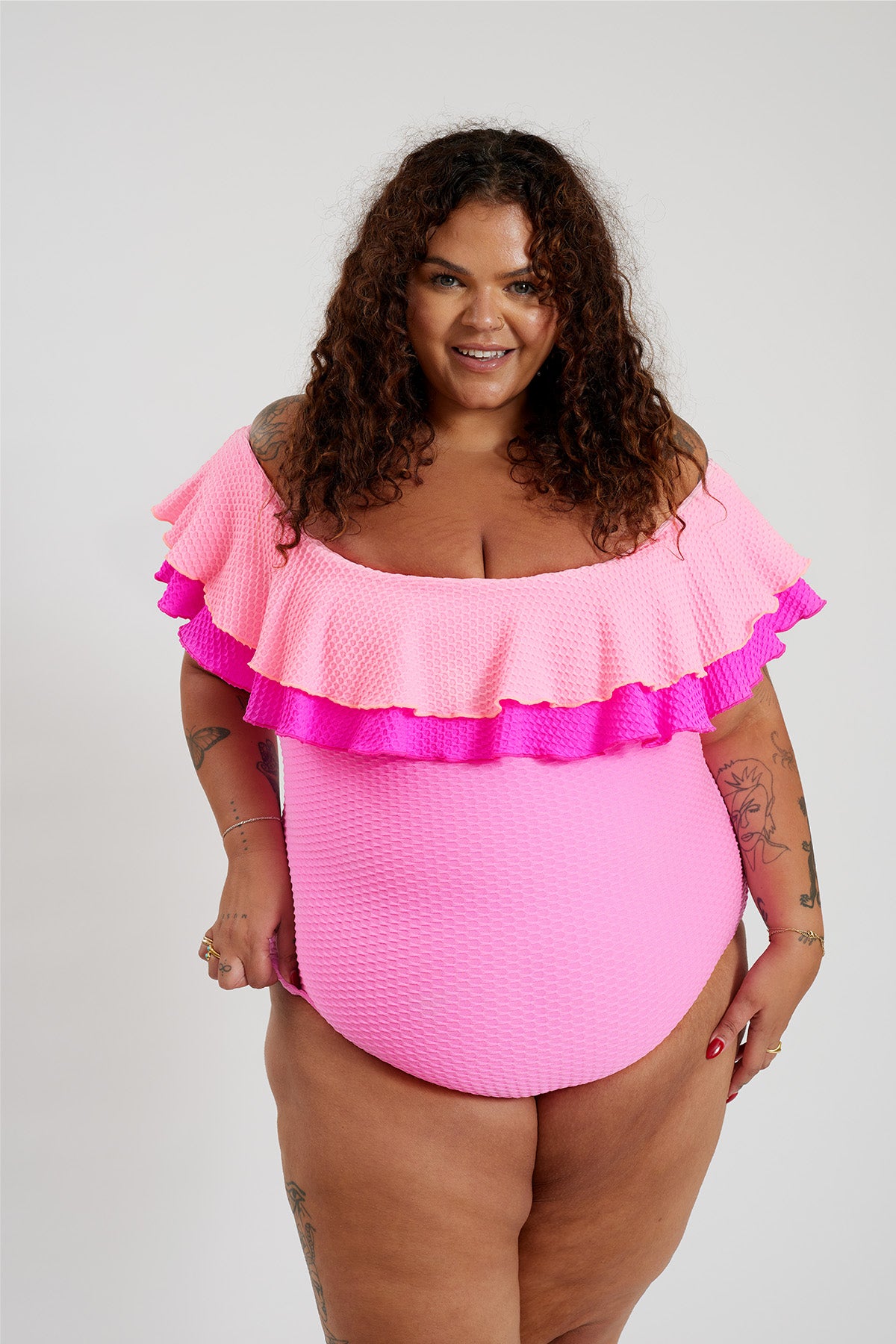 Miranda 02 One Piece Curve - Paradise Pink